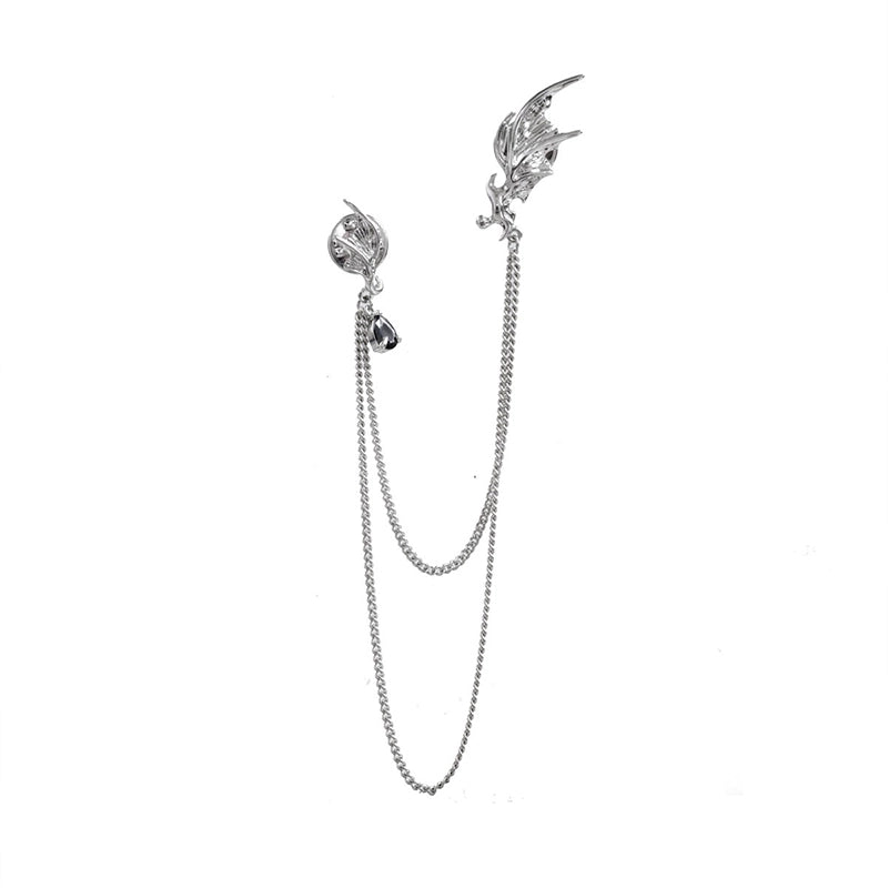 男女通吃!SUMIYAKI 流苏蝙蝠胸针 提升时髦!秋冬搭配西装配饰