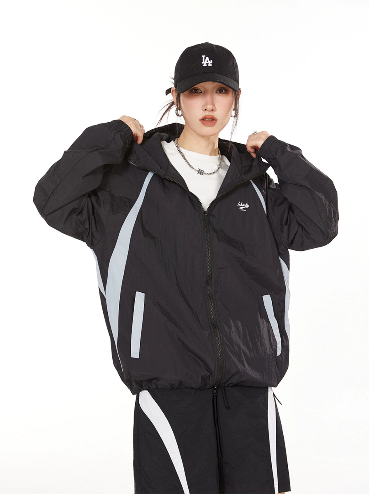 ICH MODE 美式upf50+防晒衣外套女夏季宽松流行轻薄户外运动上衣