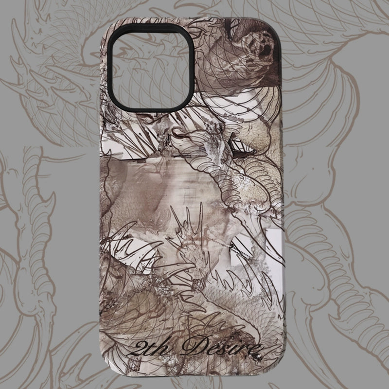 2th Desire韩国进口二合一菲林壳设计感ins龙年新年iPhone手机壳