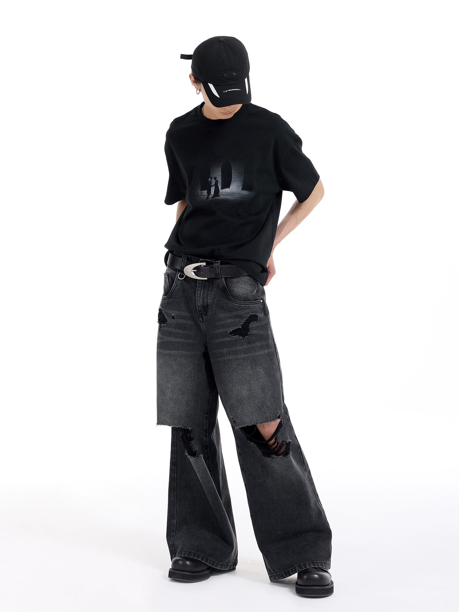 歌剧麦克白印花短袖休闲宽松百搭日常通勤T恤男女TERRAINCOGNITA