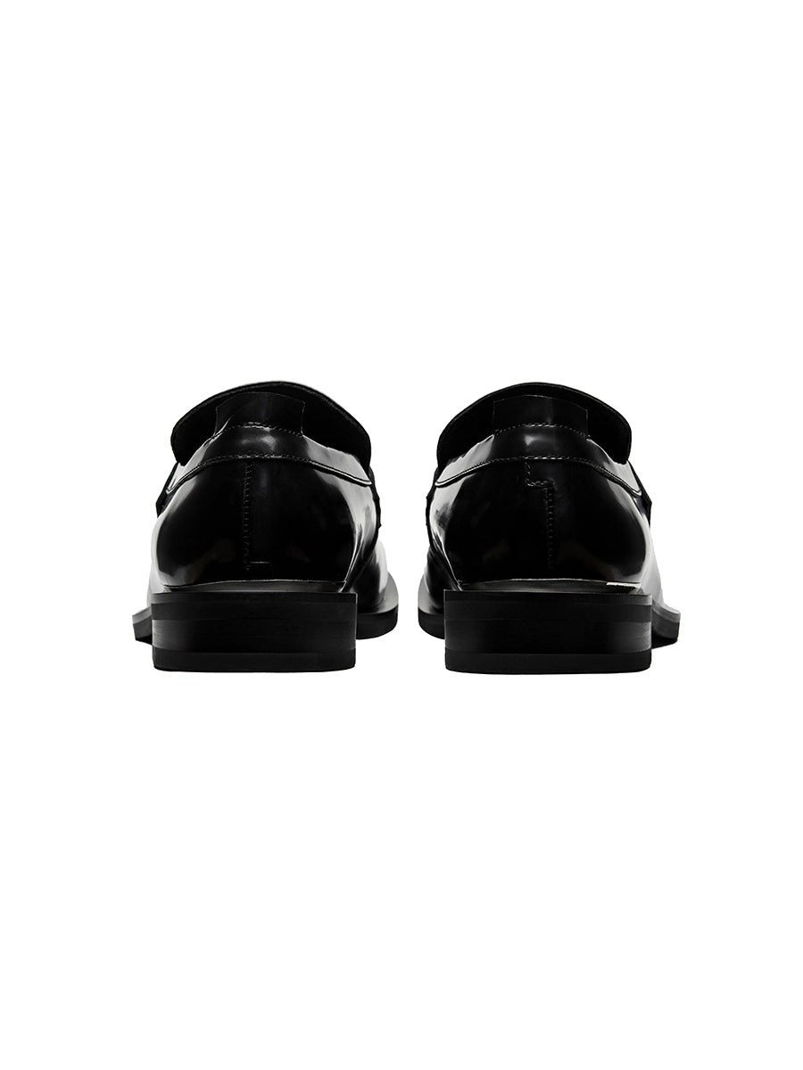 潮WOO专属TERRAINCOGNITA日常通勤金属百搭增高乐福鞋休闲皮鞋男