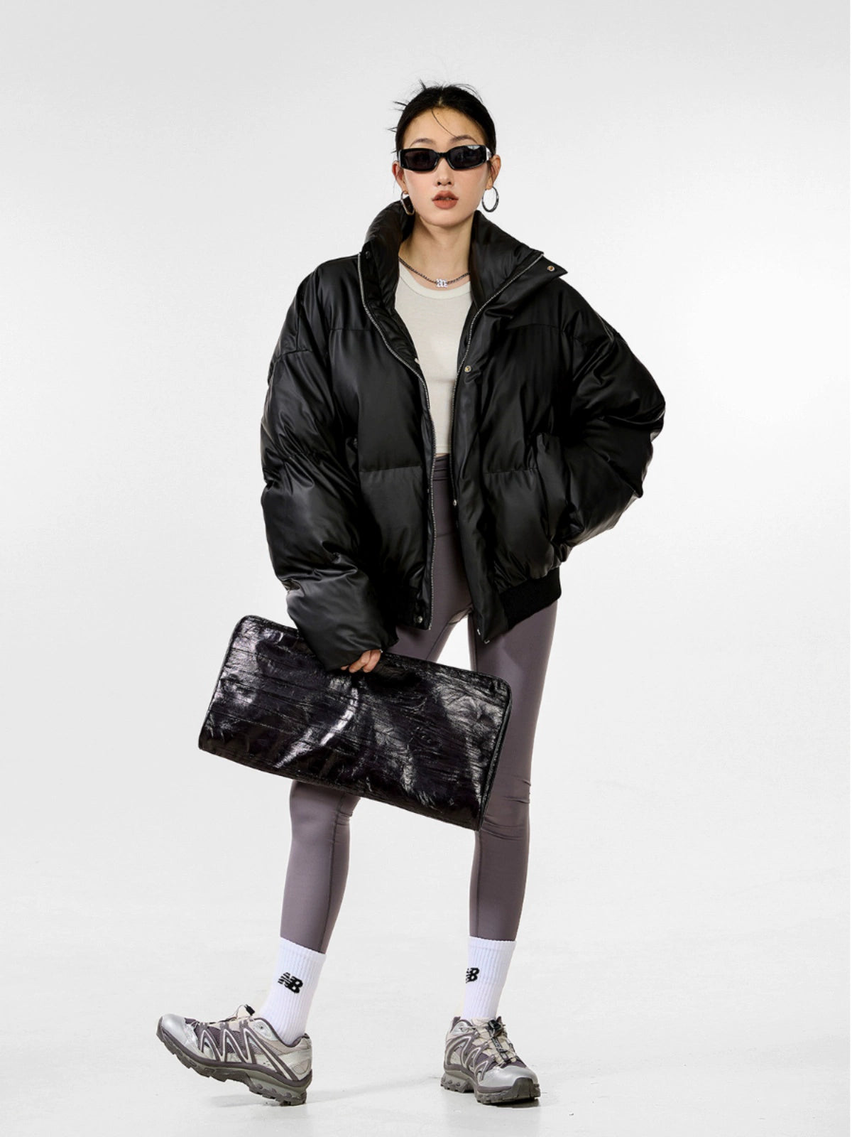 ICH MODE 美式复古短款棉服女冬季2025新款棉衣夹棉外套加厚棉袄