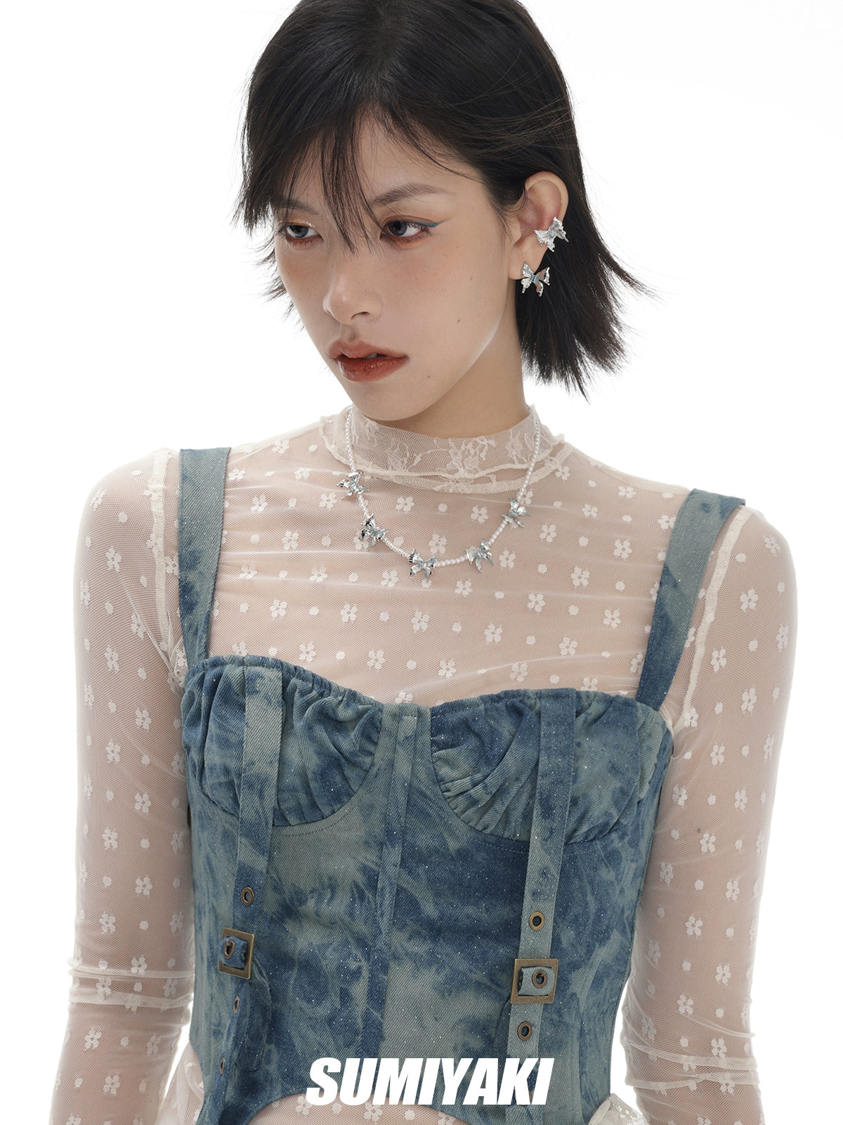 蝴蝶回归!SUMIYAKI原创设计异度蝴蝶系列银针耳环女小众气质耳钉