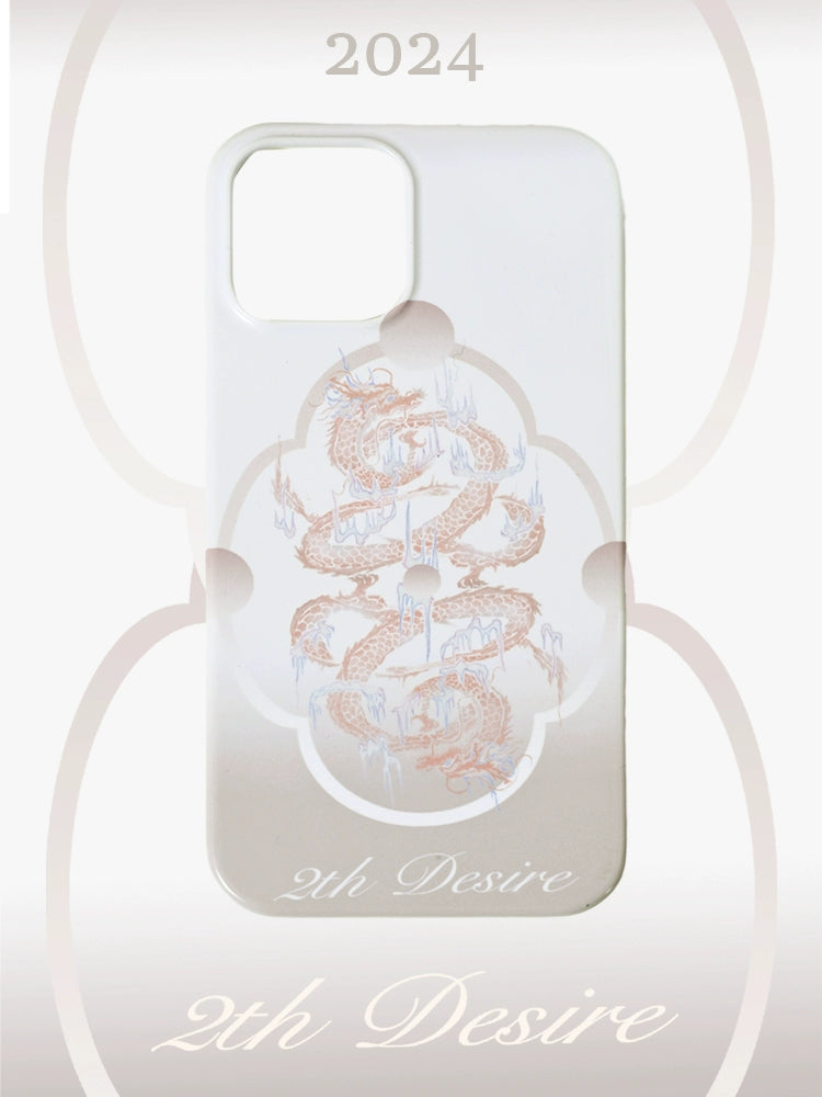 2th Desire韩国进口二合一菲林壳设计感ins龙年新年iPhone手机壳