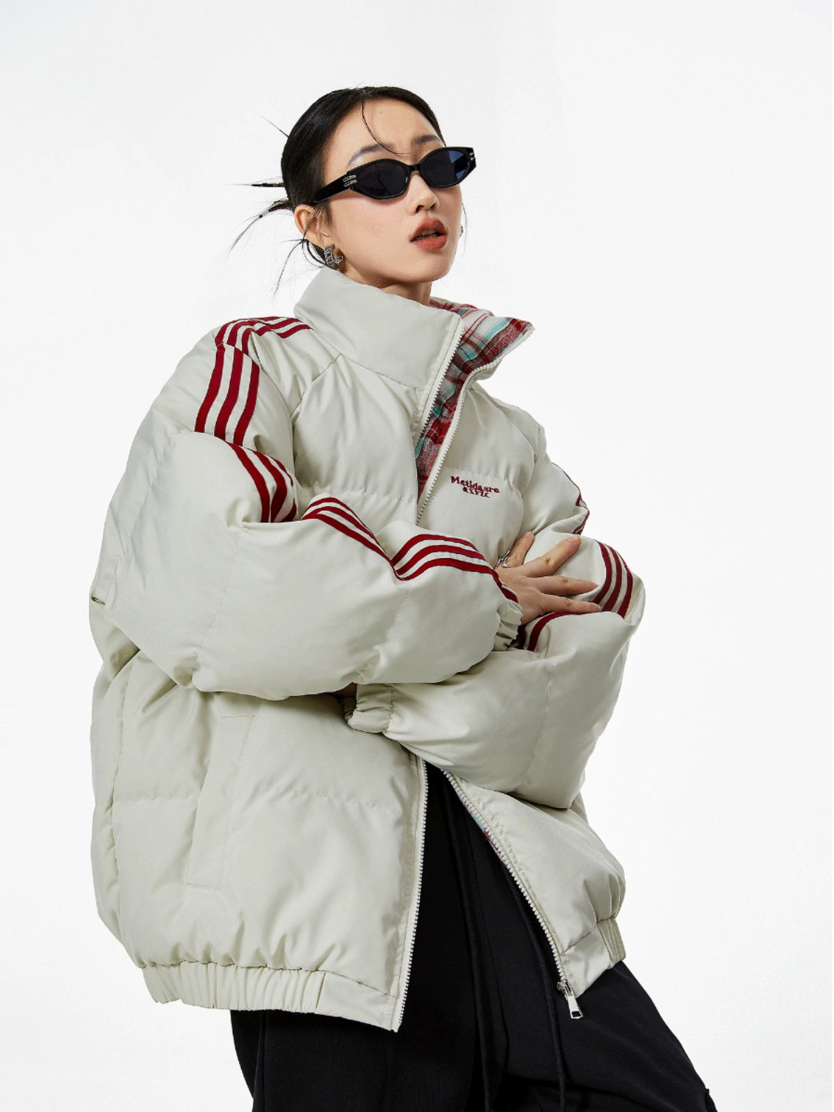 ICH MODE 美式复古棉服女冬季保暖加厚棉袄夹棉外套棉衣2025新款