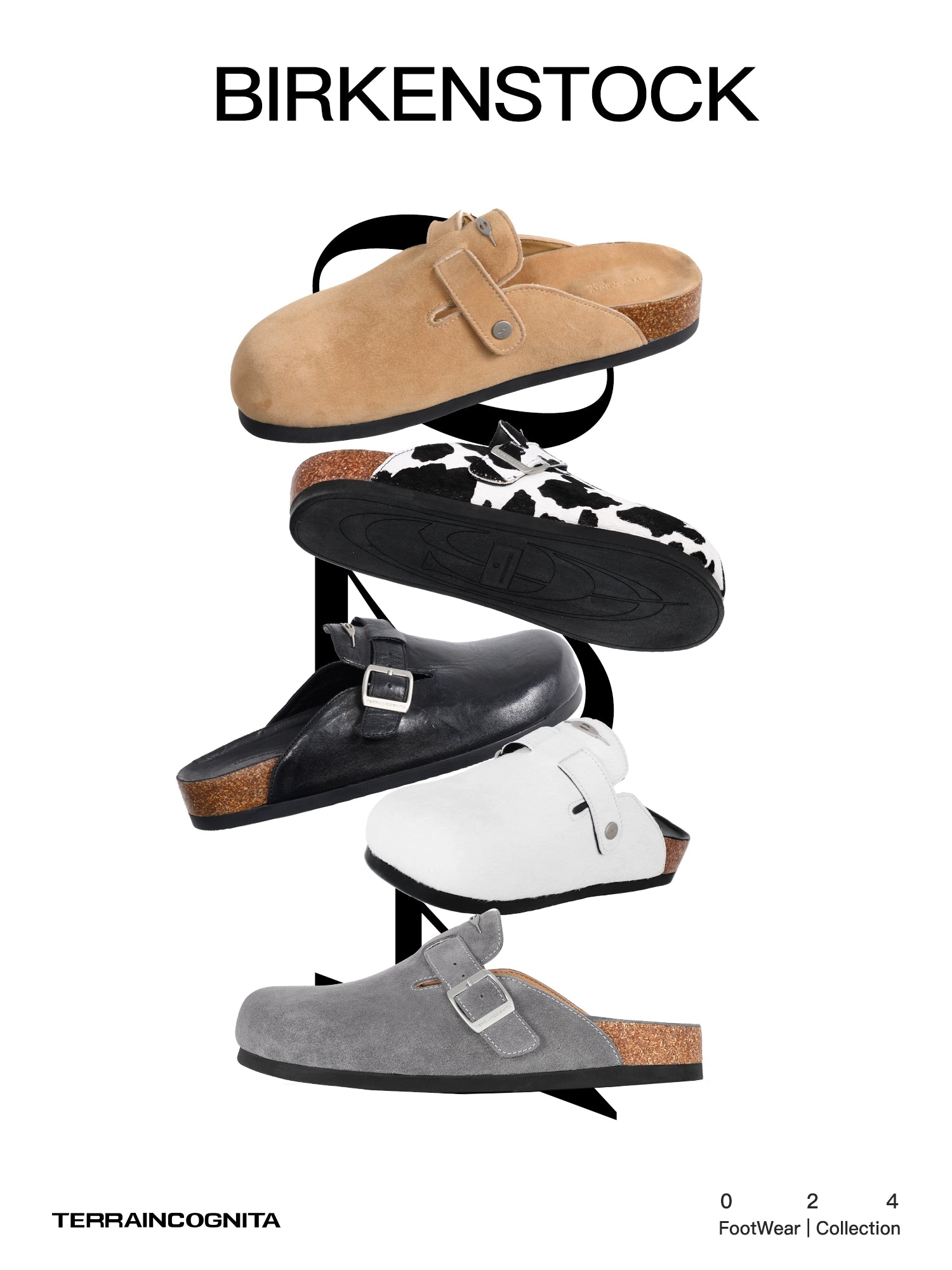 马皮/羊皮特制香底勃肯包头半拖皮鞋时尚百搭通勤TERRAINCOGNITA