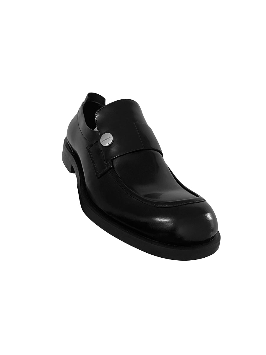 潮WOO专属TERRAINCOGNITA日常通勤金属百搭增高乐福鞋休闲皮鞋男