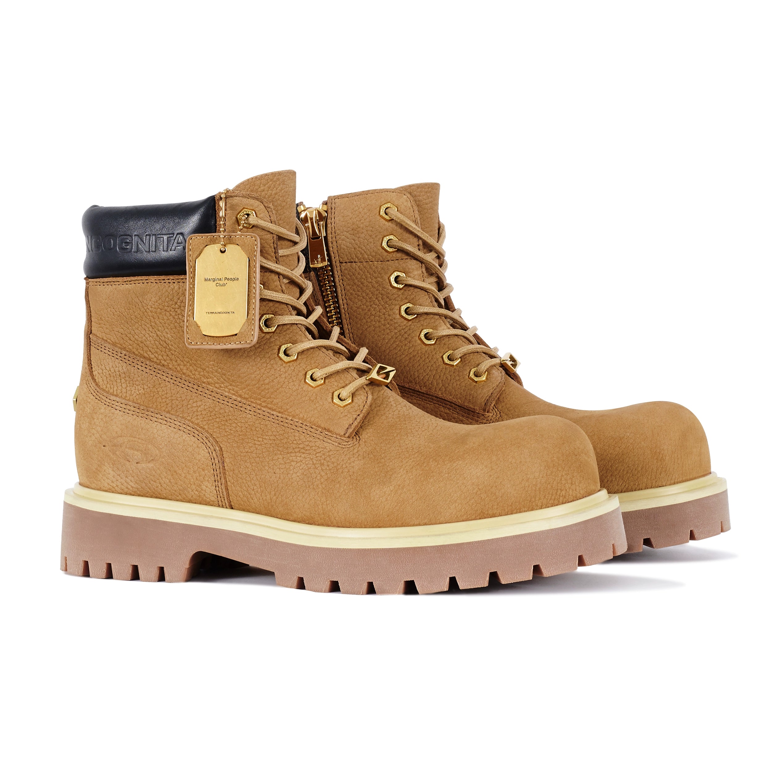明星同款牛皮特质香厚底大黄靴马丁靴户外百搭秋冬TERRAINCOGNITA