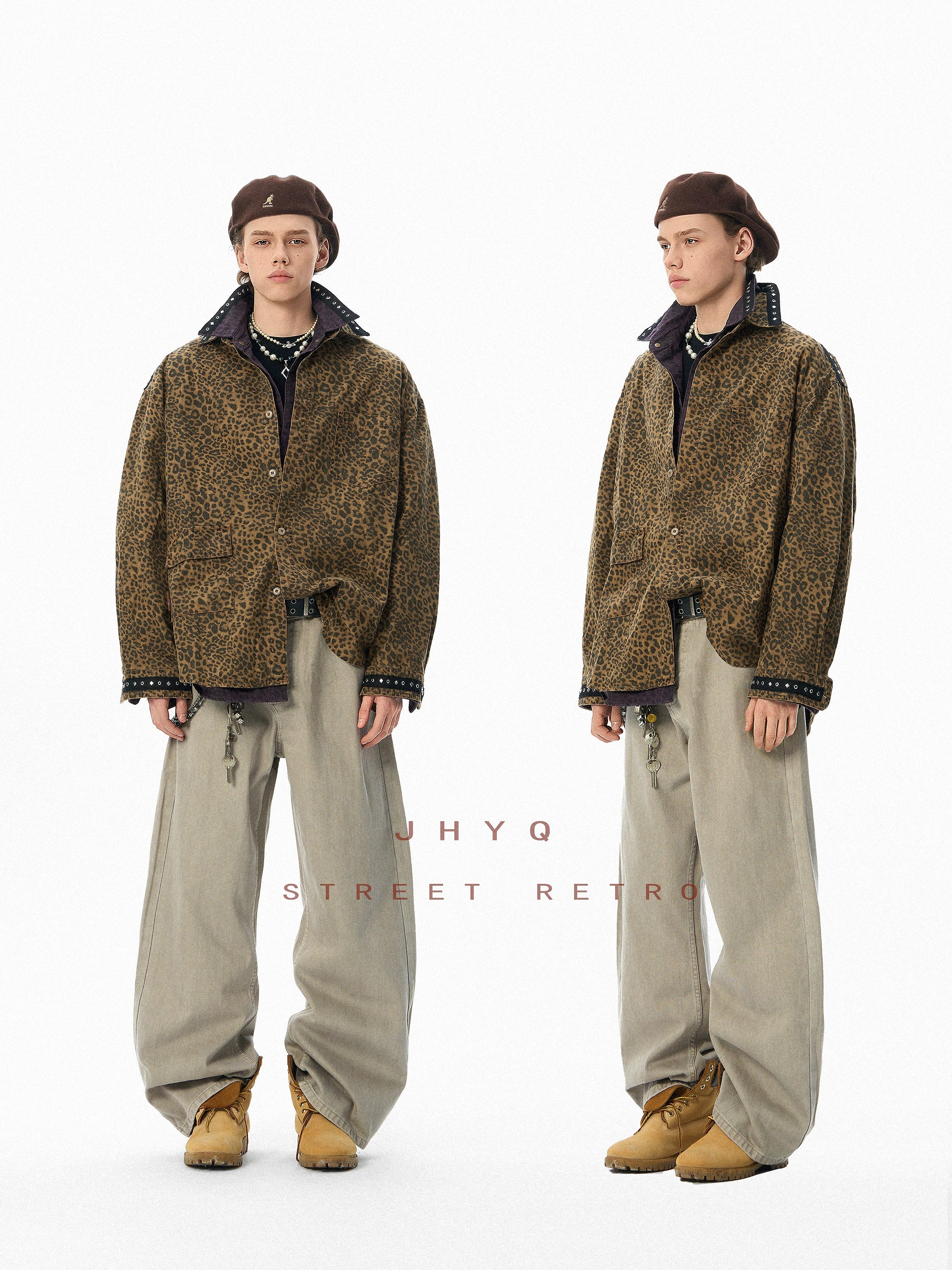 高品质丨JHYQ美式复古直筒休闲裤男宽松百搭工装cleanfit长裤男