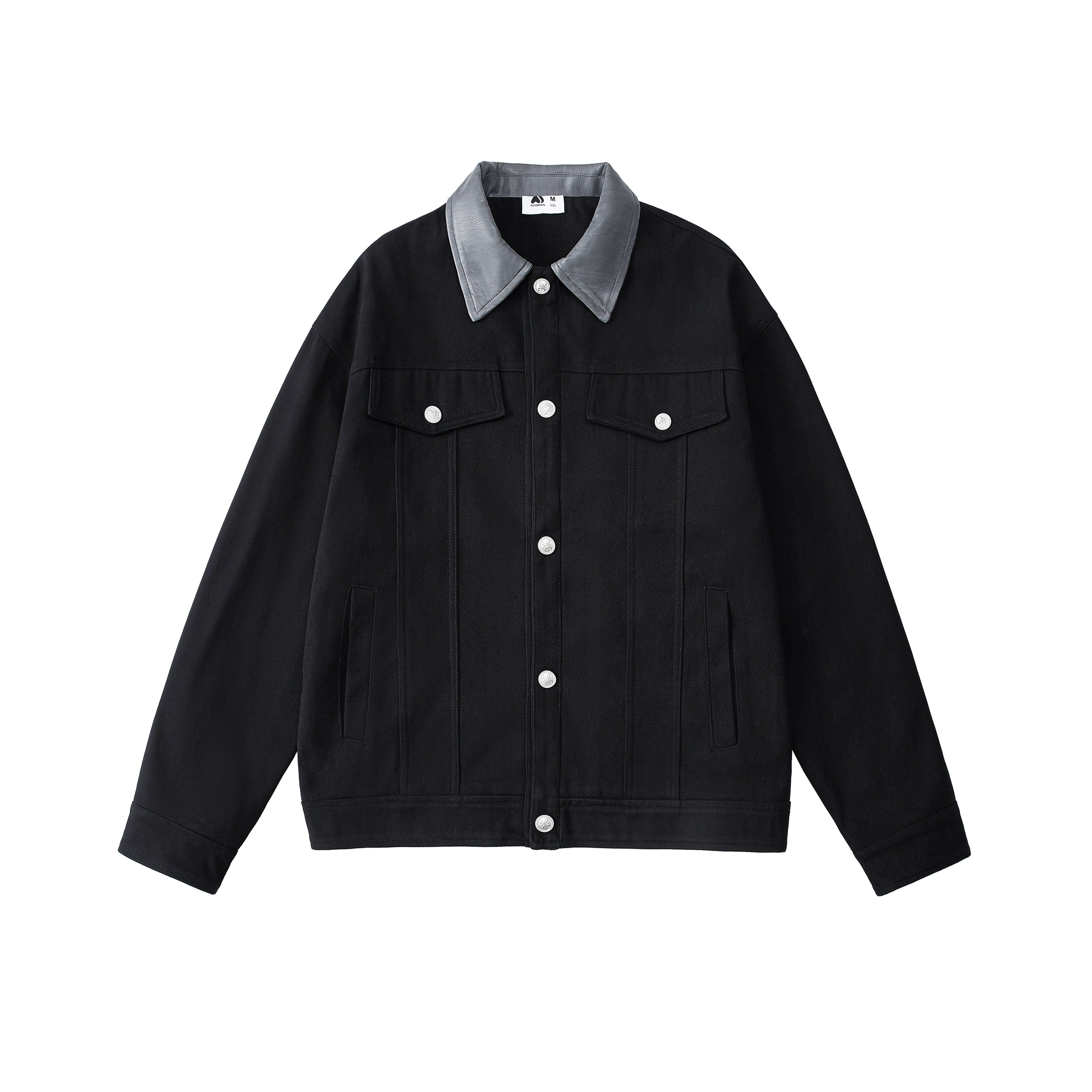 ICH MODE 美式复古撞色翻领外套女2025新款秋冬季巴恩风夹克上衣