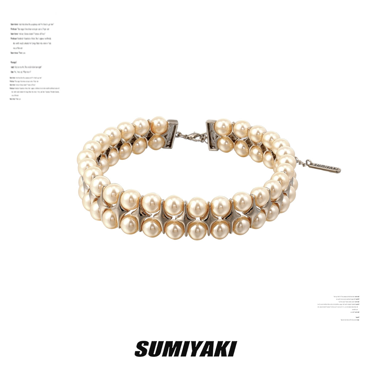 叠戴利器!SUMIYAKI直接封神的双层芒星珍珠项链小众高级感锁骨链