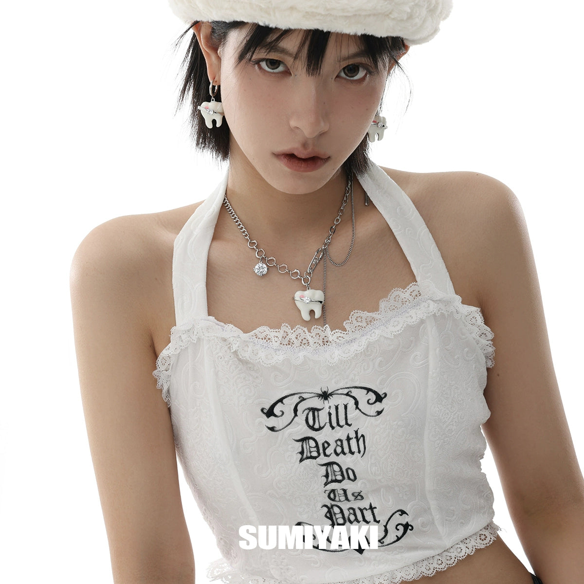 太可爱了吧!SUMIYAKI 甜酷限定 原创牙呀系列耳环