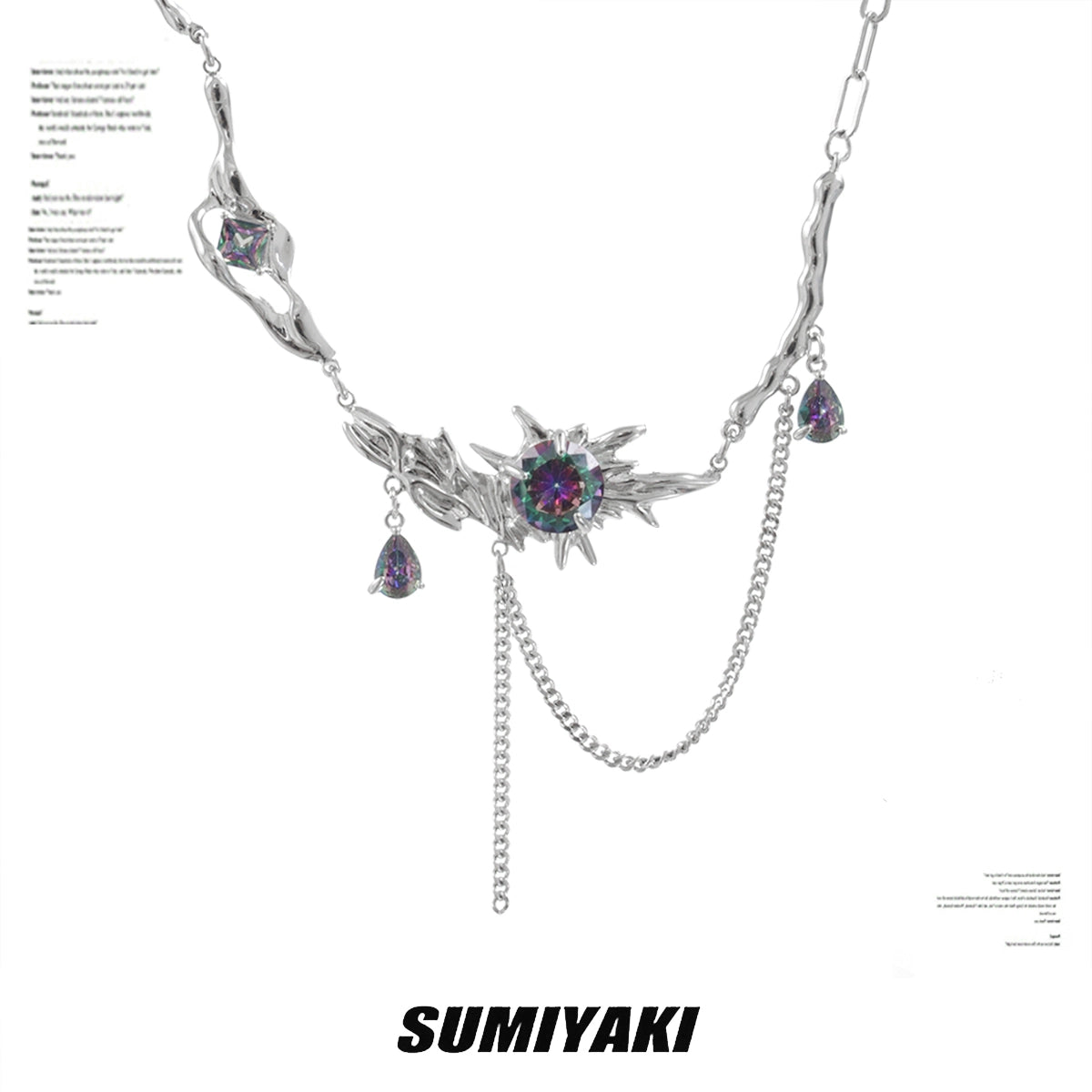 颜色巨美!SUMIYAKI 全新神庙系列项链 项链轻奢小众新款锁骨链女