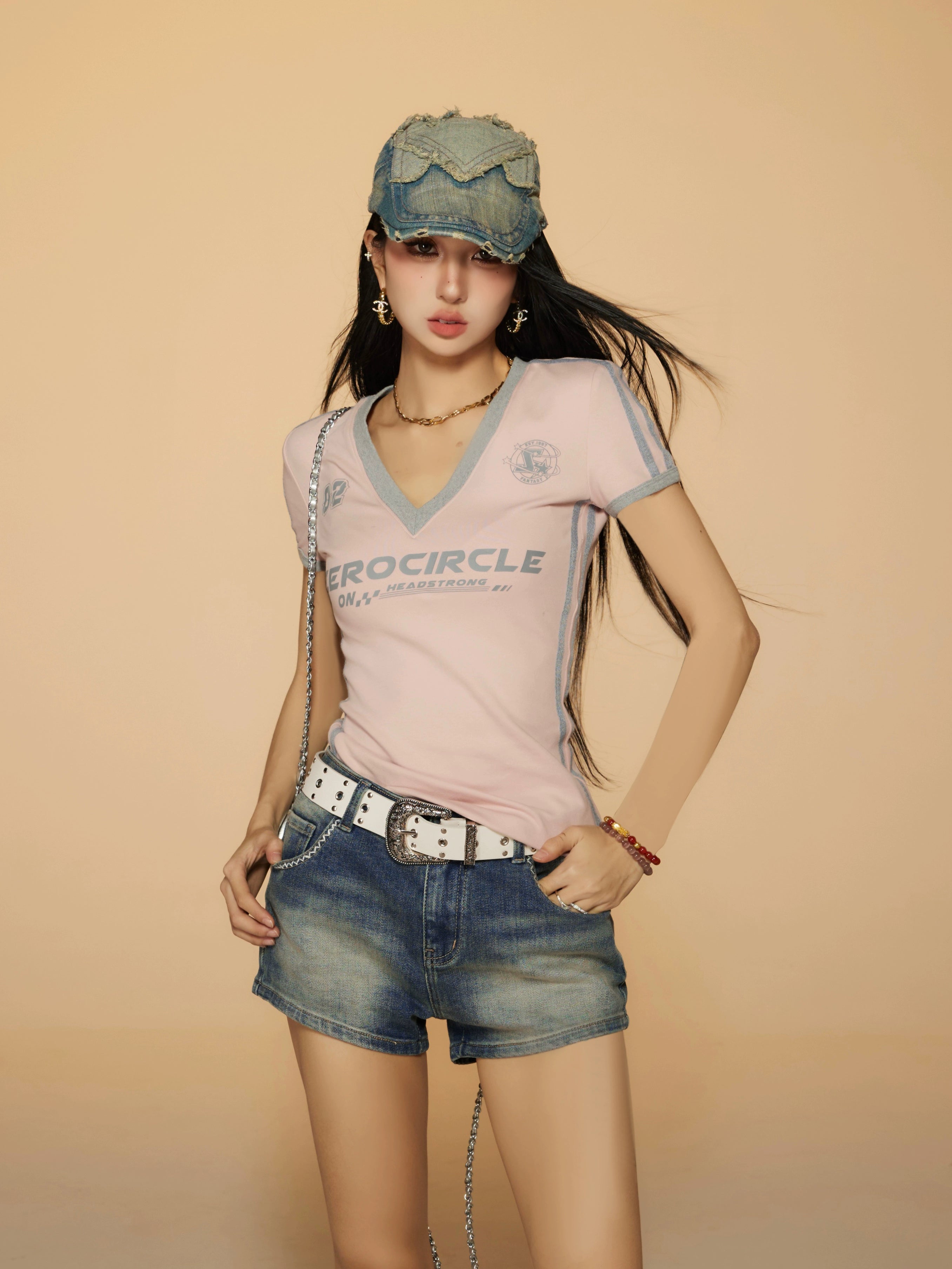 野生zerocircle白色腰带女高级设计感小众装饰配裙子百搭松紧皮带