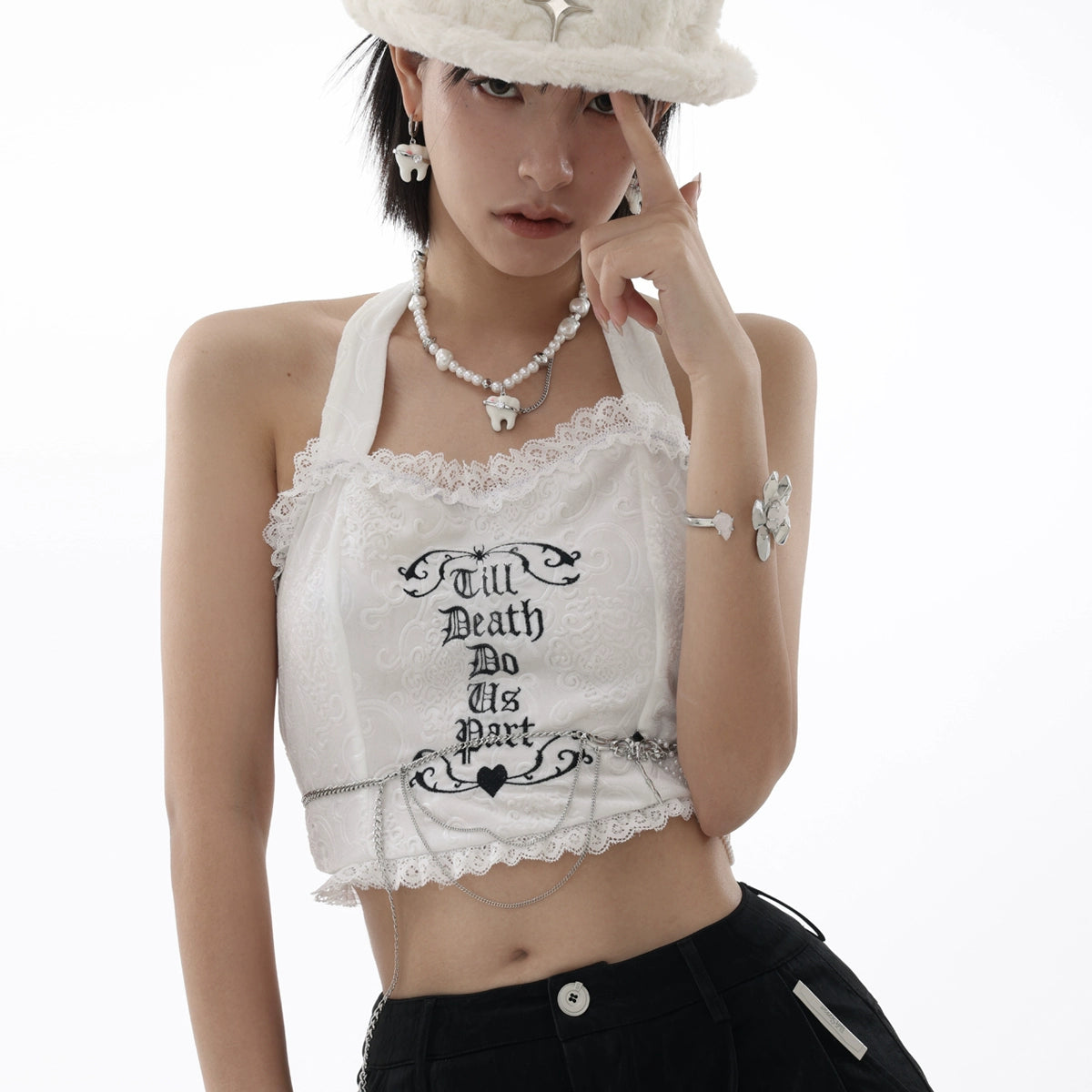 未来少女风!SUMIYAKI 冰种水晶花手镯 灵动又可爱 小众设计手环