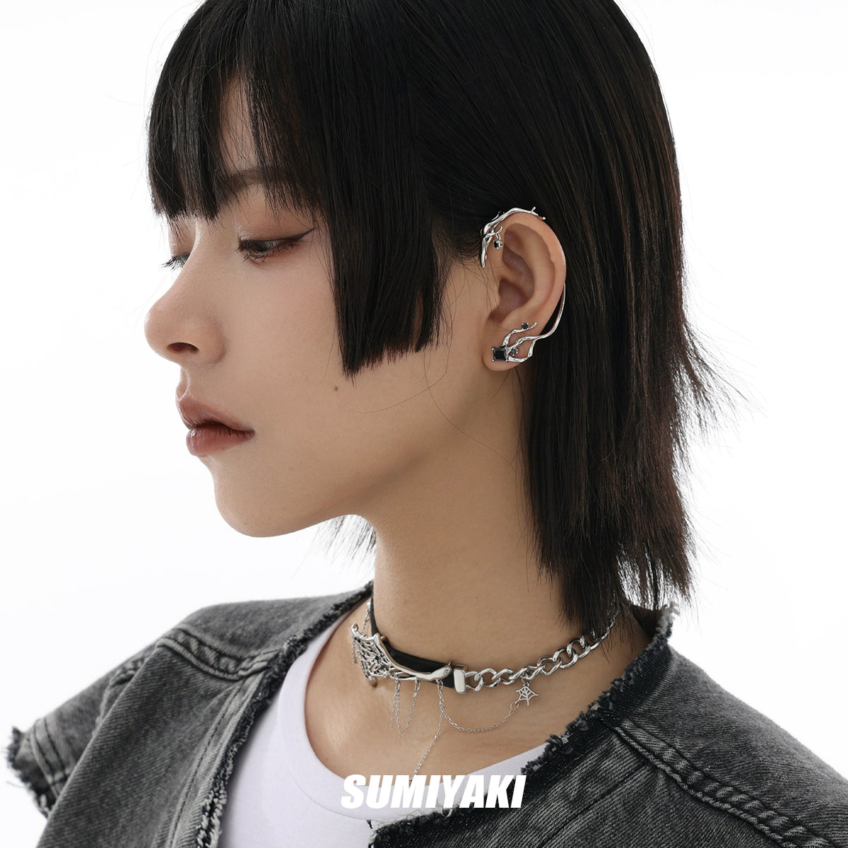 【蛛丝之舞 一场视觉盛宴】SUMIYAKI原创升级版 禁忌系列蛛丝耳钉