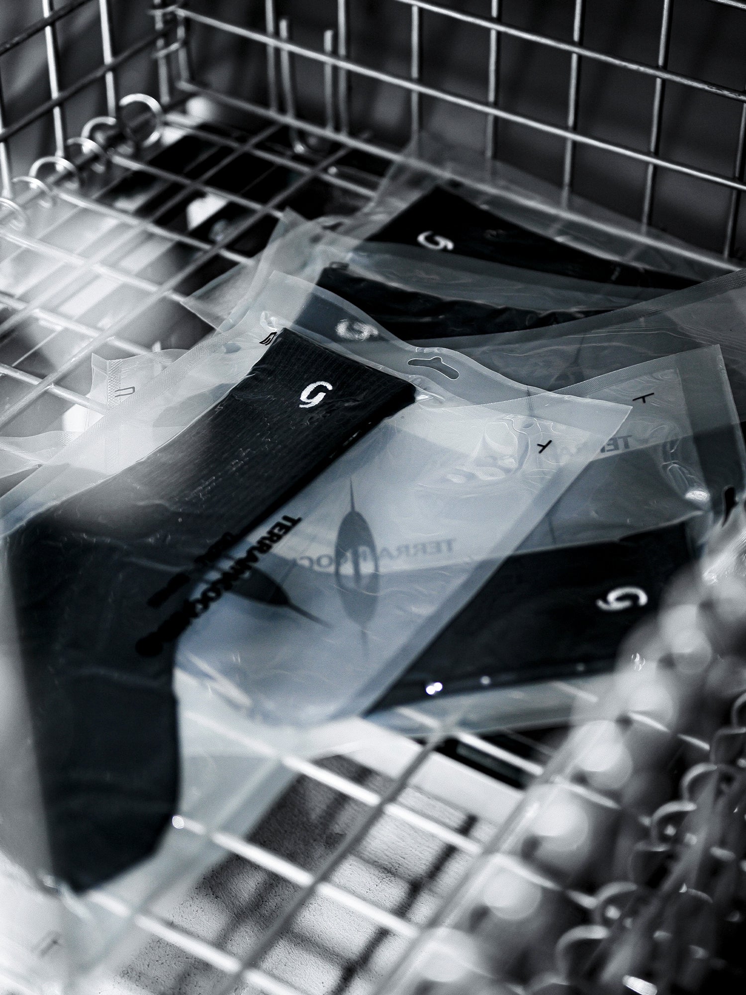 G刺绣144针刺绣精梳棉抗菌防臭毛巾底长袜子男女TERRAINCOGNITA