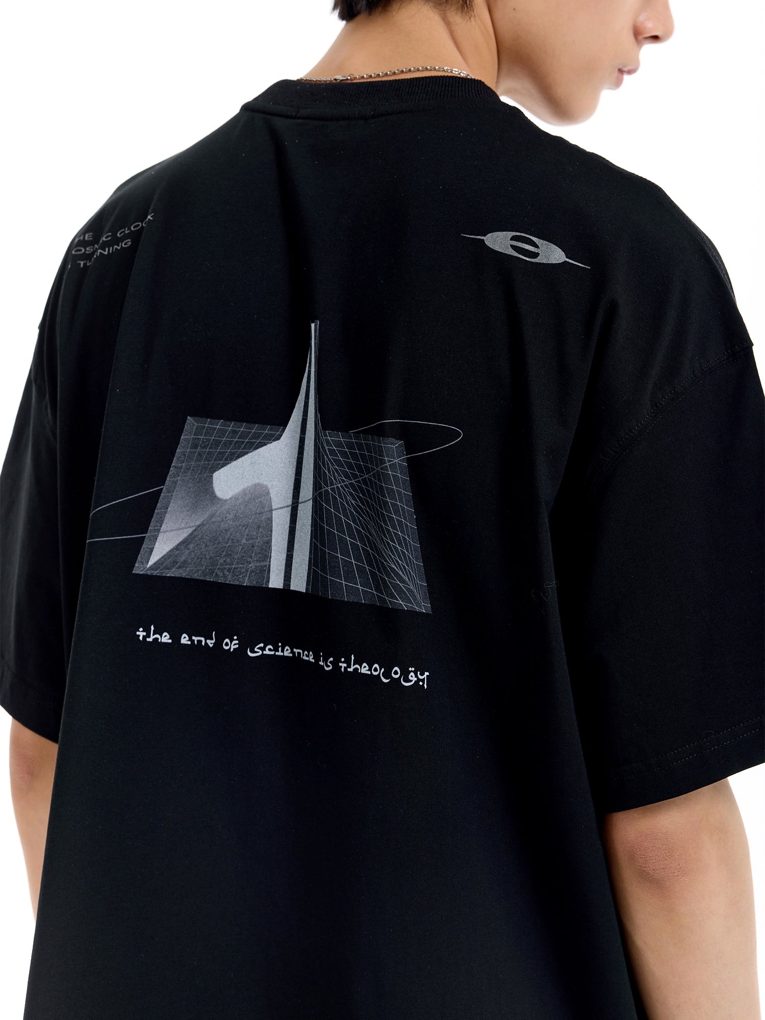 宽松舒适百搭休闲短袖3m反光主题直喷印花T恤男女TERRAINCOGNITA