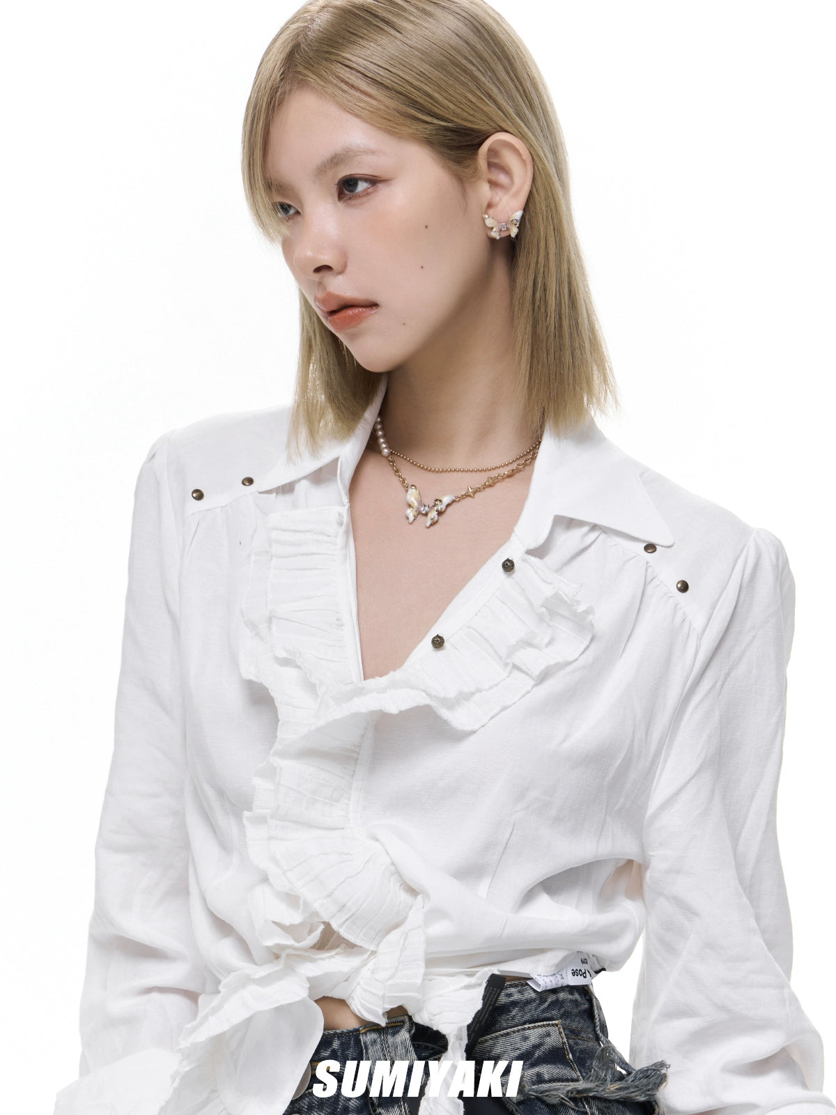 接住招财的蝴蝶玄学! SUMIYAKI 春夏蝴蝶渐变耳环s925银针耳饰