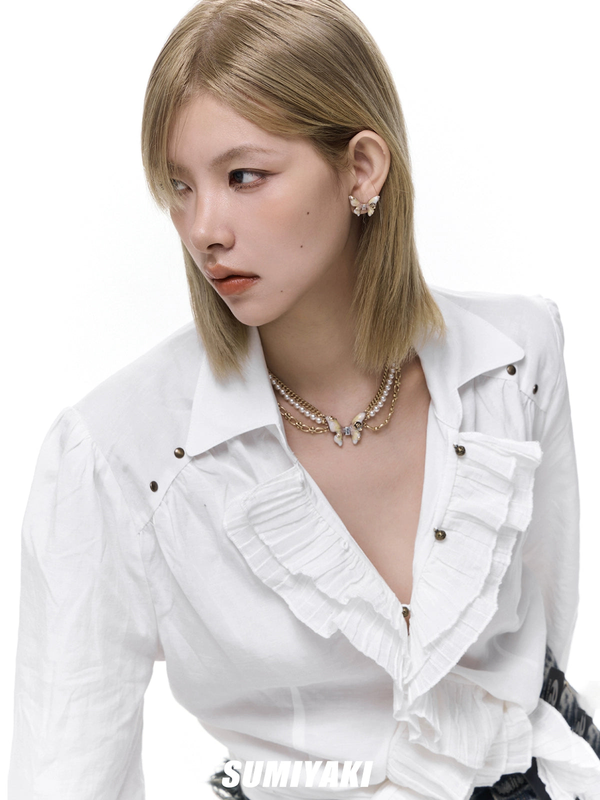 接住招财的蝴蝶玄学! SUMIYAKI 春夏蝴蝶渐变耳环s925银针耳饰