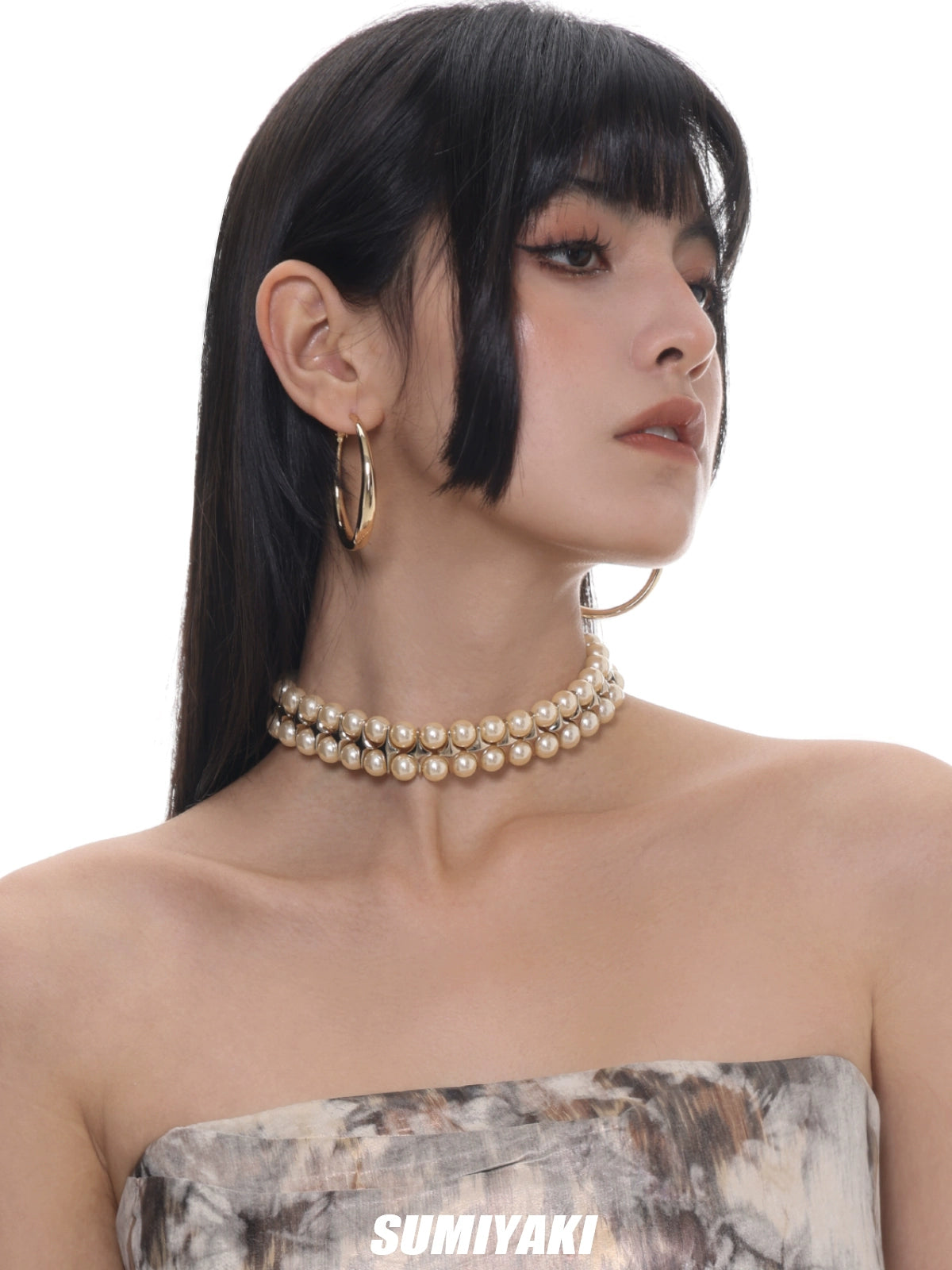 叠戴利器!SUMIYAKI直接封神的双层芒星珍珠项链小众高级感锁骨链