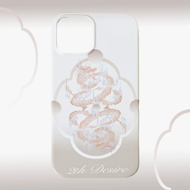 2th Desire韩国进口二合一菲林壳设计感ins龙年新年iPhone手机壳