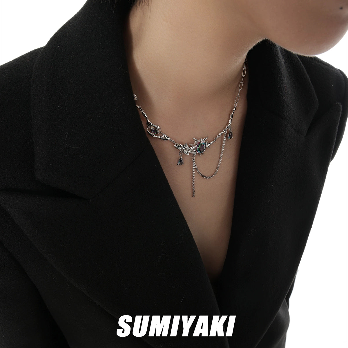 颜色巨美!SUMIYAKI 全新神庙系列项链 项链轻奢小众新款锁骨链女