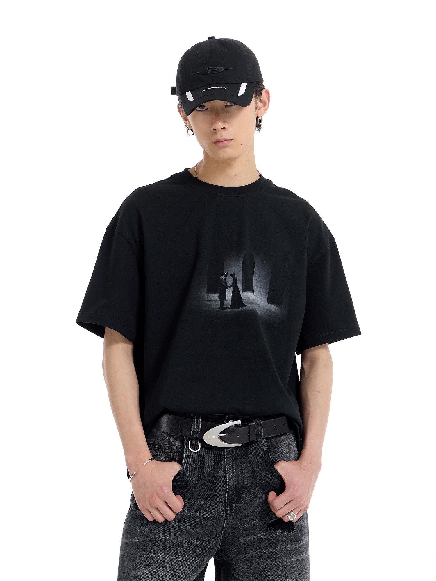 歌剧麦克白印花短袖休闲宽松百搭日常通勤T恤男女TERRAINCOGNITA