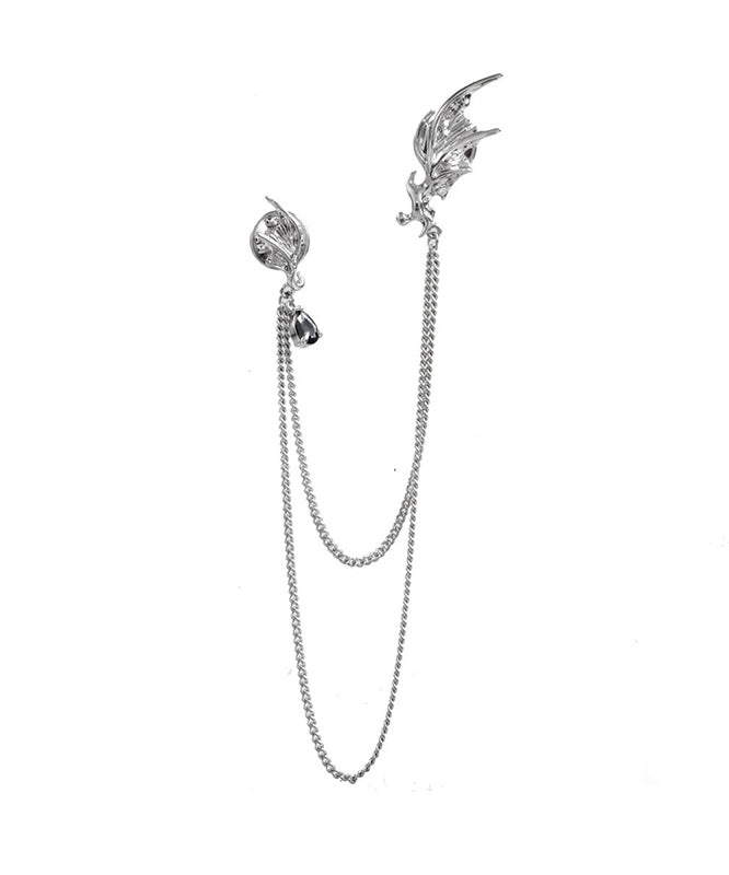 男女通吃！SUMIYAKI 流苏蝙蝠胸针 提升时髦！秋冬搭配西装配饰