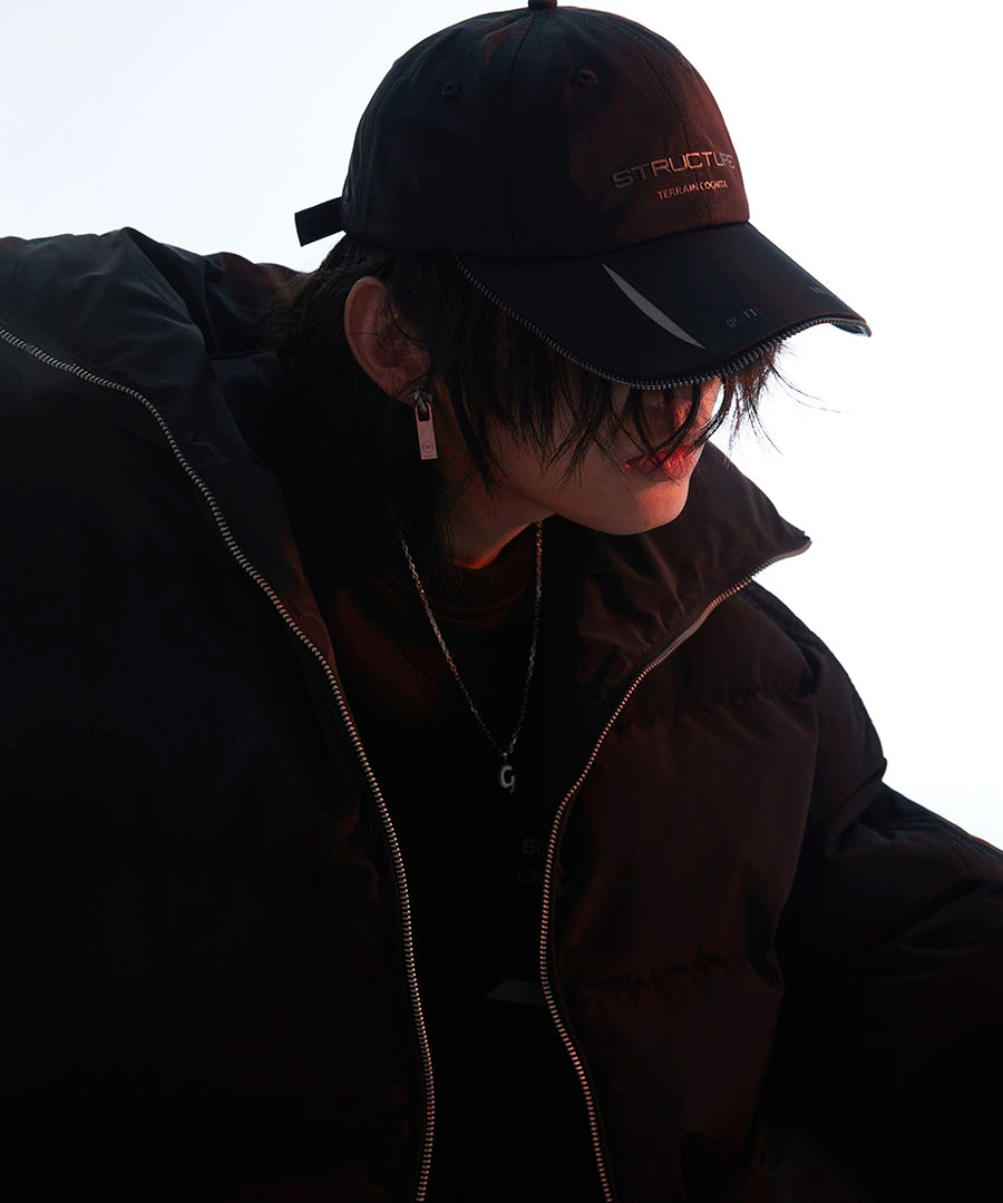 潮WOO专属TERRAINCOGNITA925银拉链设计耳钉情侣耳夹百搭日常造型