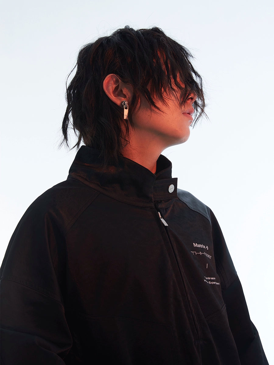 潮WOO专属TERRAINCOGNITA925银拉链设计耳钉情侣耳夹百搭日常造型