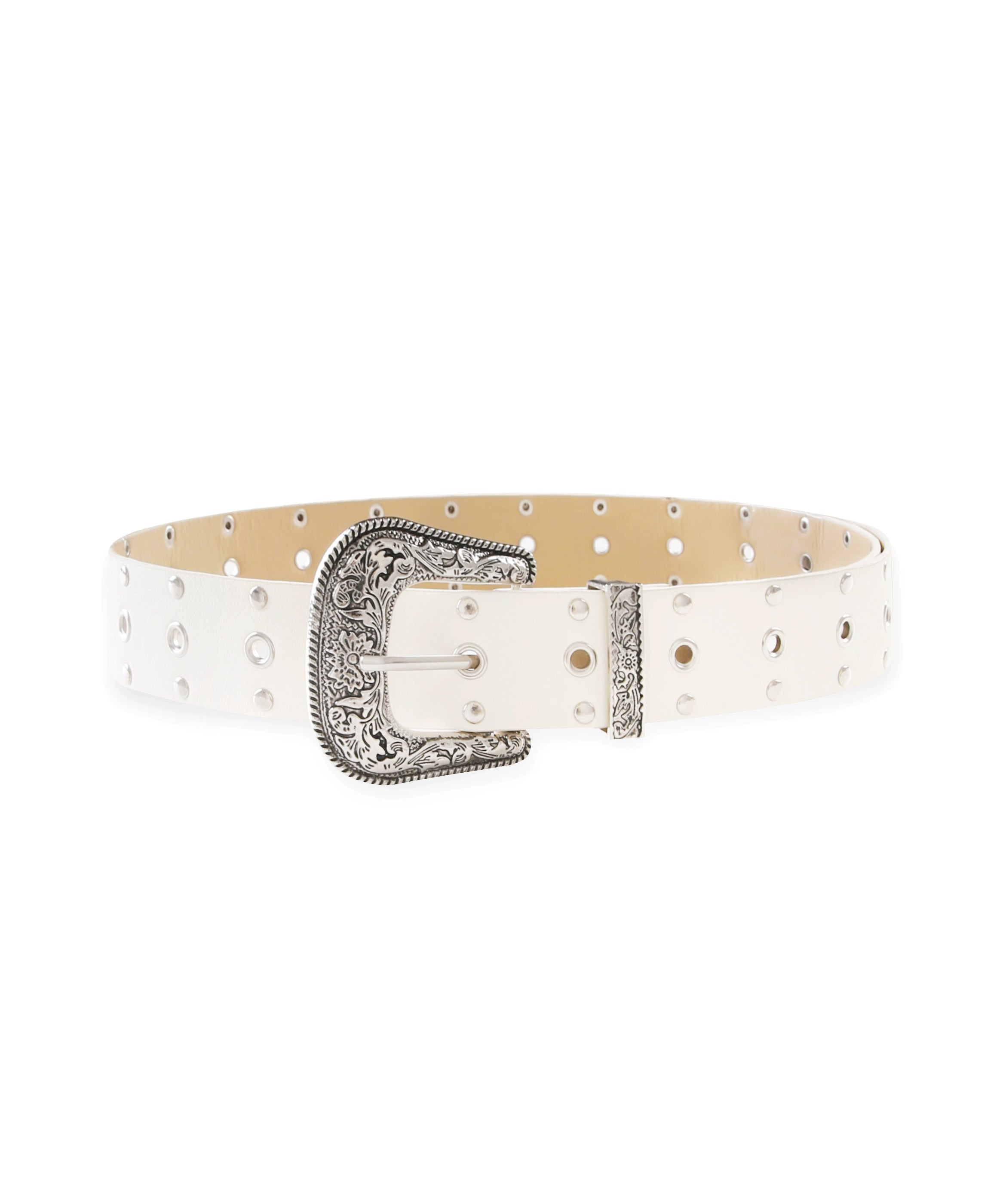 野生zerocircle白色腰带女高级设计感小众装饰配裙子百搭松紧皮带