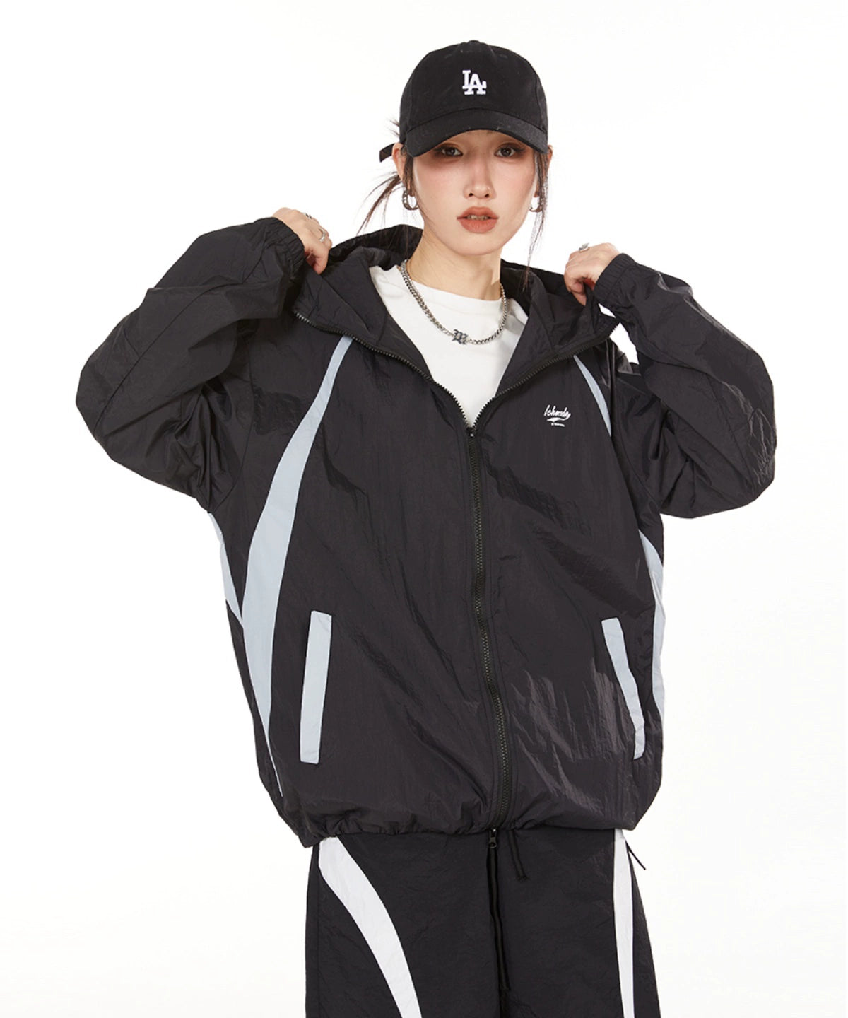 ICH MODE 美式upf50+防晒衣外套女夏季宽松流行轻薄户外运动上衣