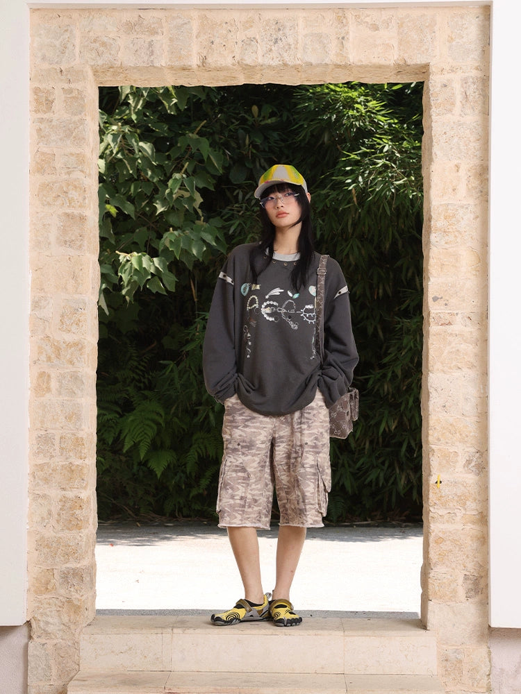 “财富五车” | eeeeArtmonster24FW珠宝LOGO印花解构金属卫衣