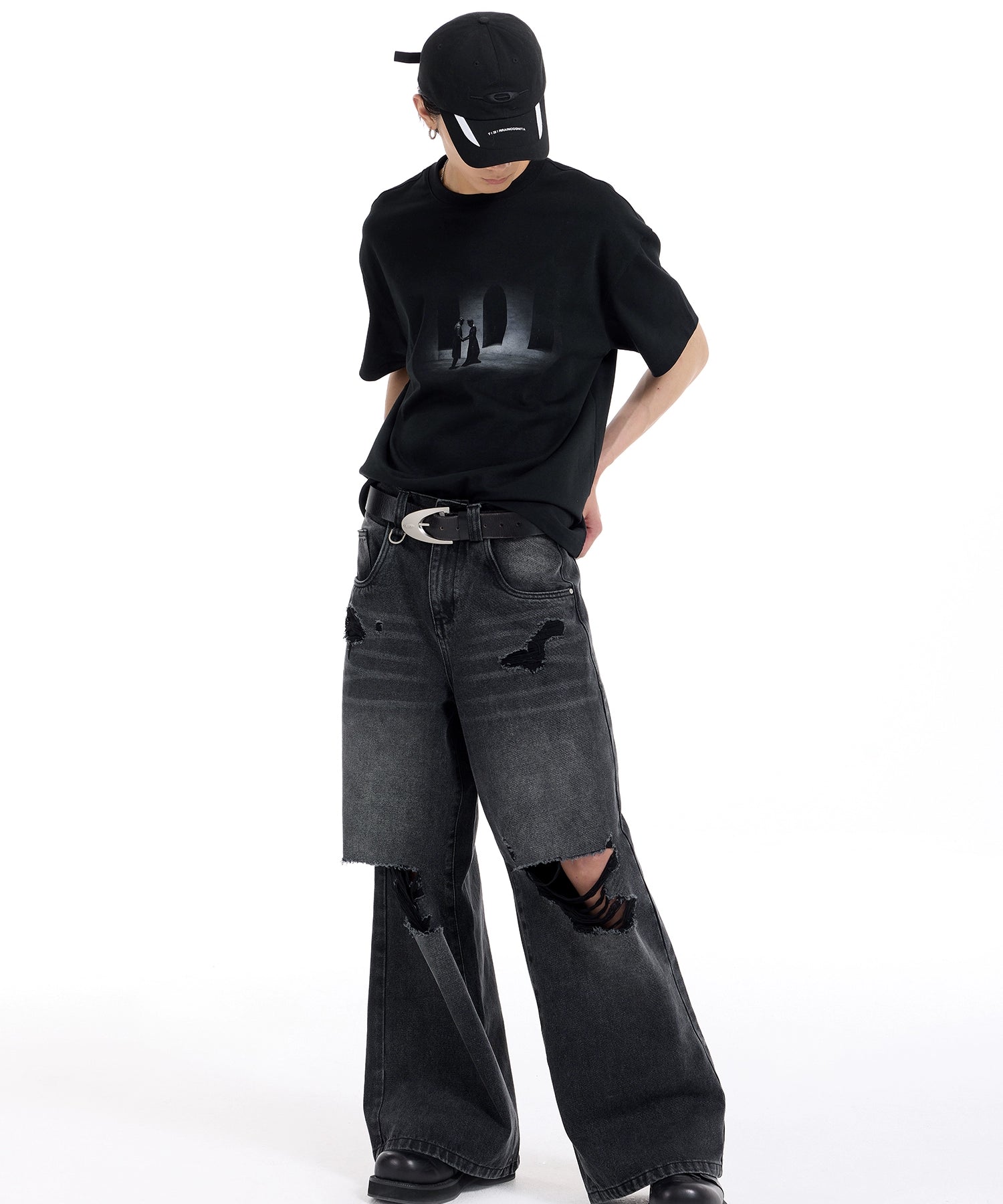 歌剧麦克白印花短袖休闲宽松百搭日常通勤T恤男女TERRAINCOGNITA