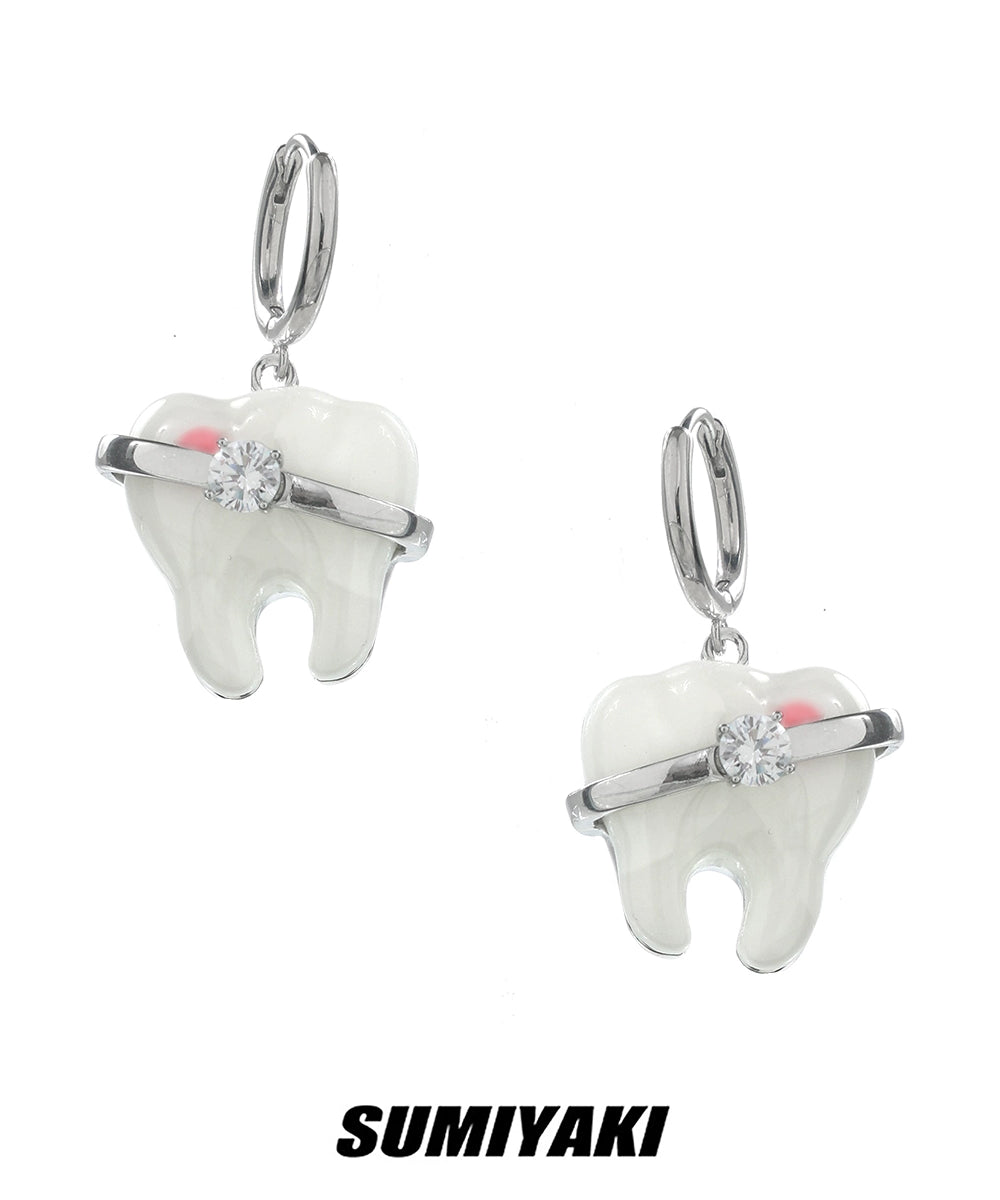 太可爱了吧！SUMIYAKI 甜酷限定 原创牙呀系列耳环