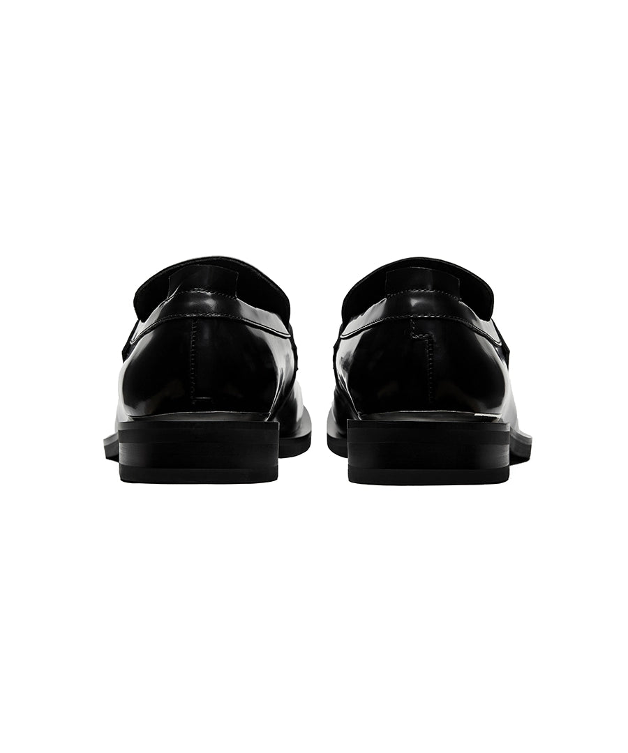 潮WOO专属TERRAINCOGNITA日常通勤金属百搭增高乐福鞋休闲皮鞋男