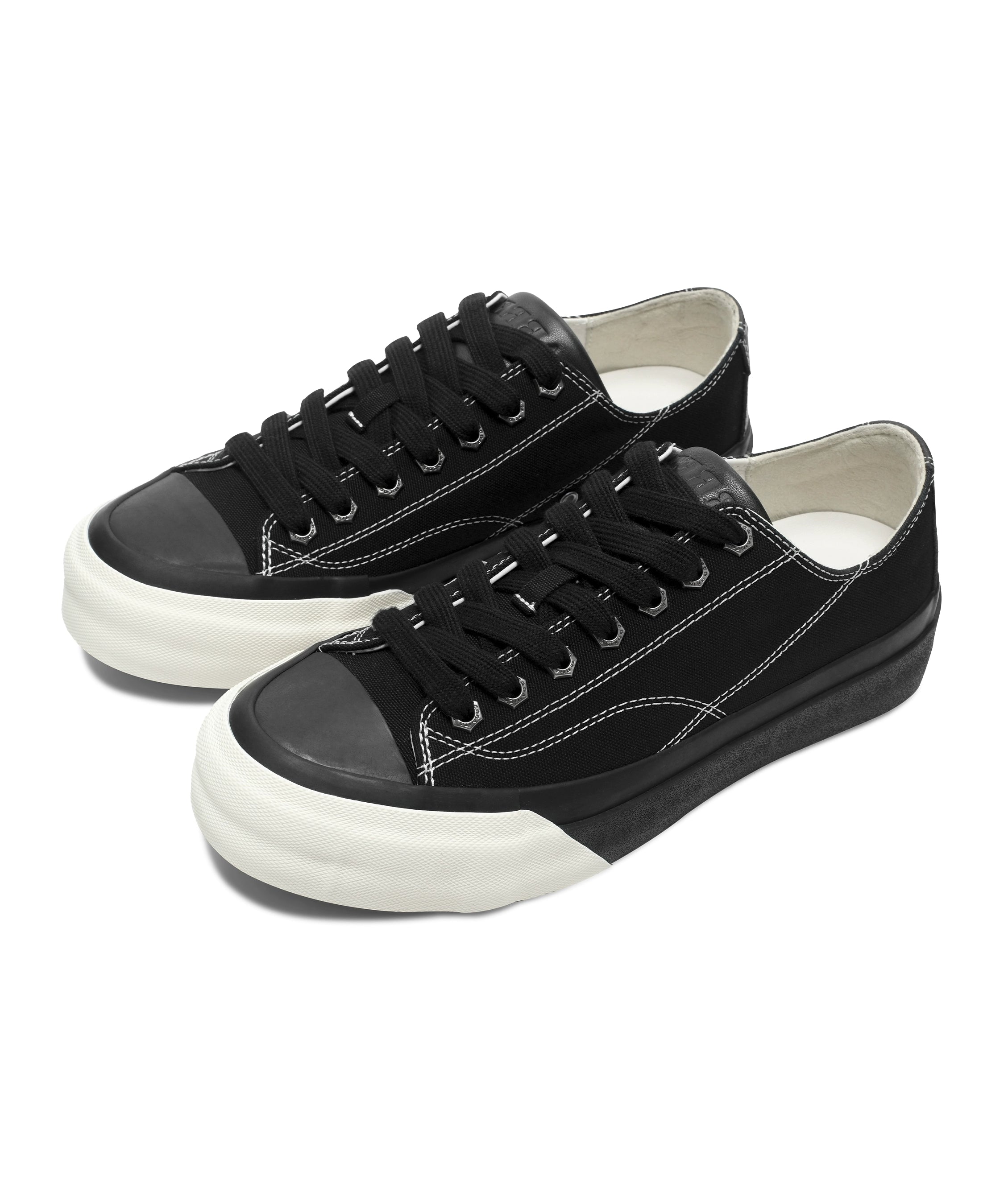 紫标牛皮拼接硫化低帮帆布板鞋休闲通勤厚底增高TERRAINCOGNITA