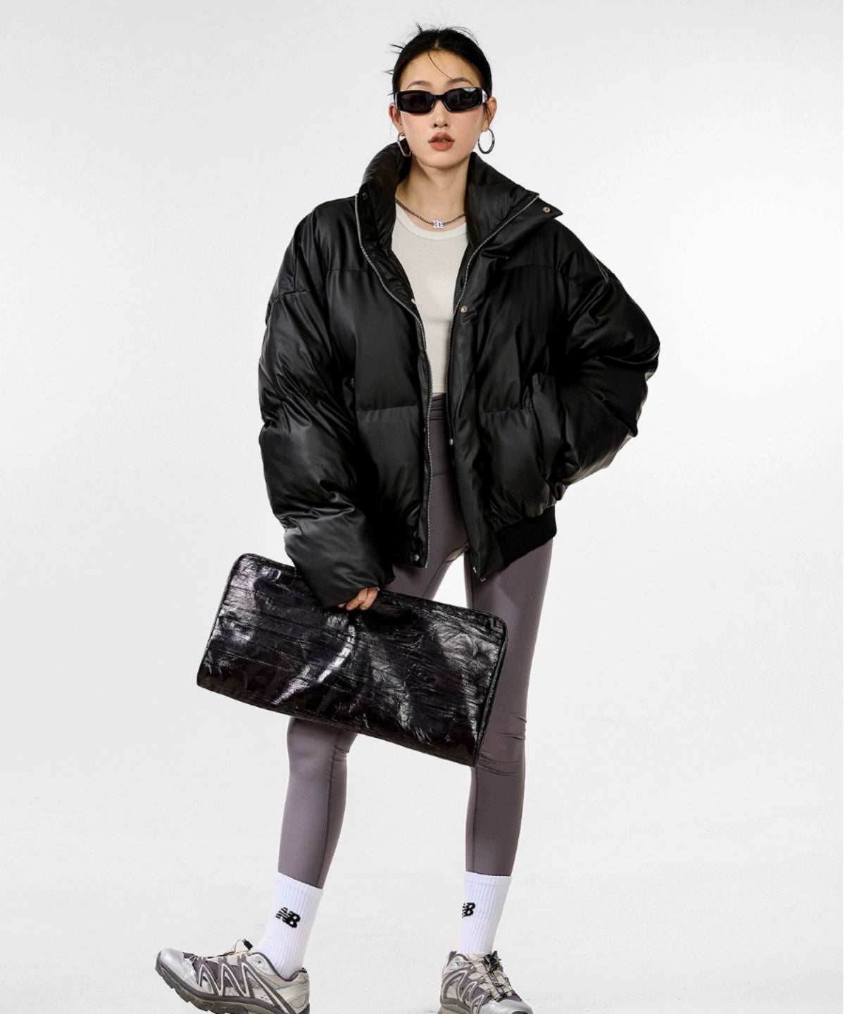 ICH MODE 美式复古短款棉服女冬季2025新款棉衣夹棉外套加厚棉袄