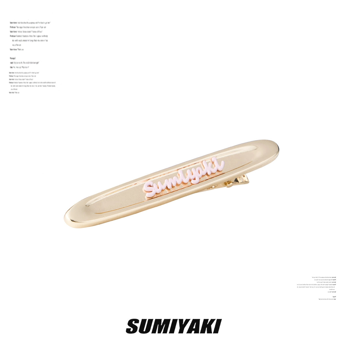 【买3免1】SUMIYAKI 明星韩式ins高级感侧边夹金属刘海夹头饰发饰