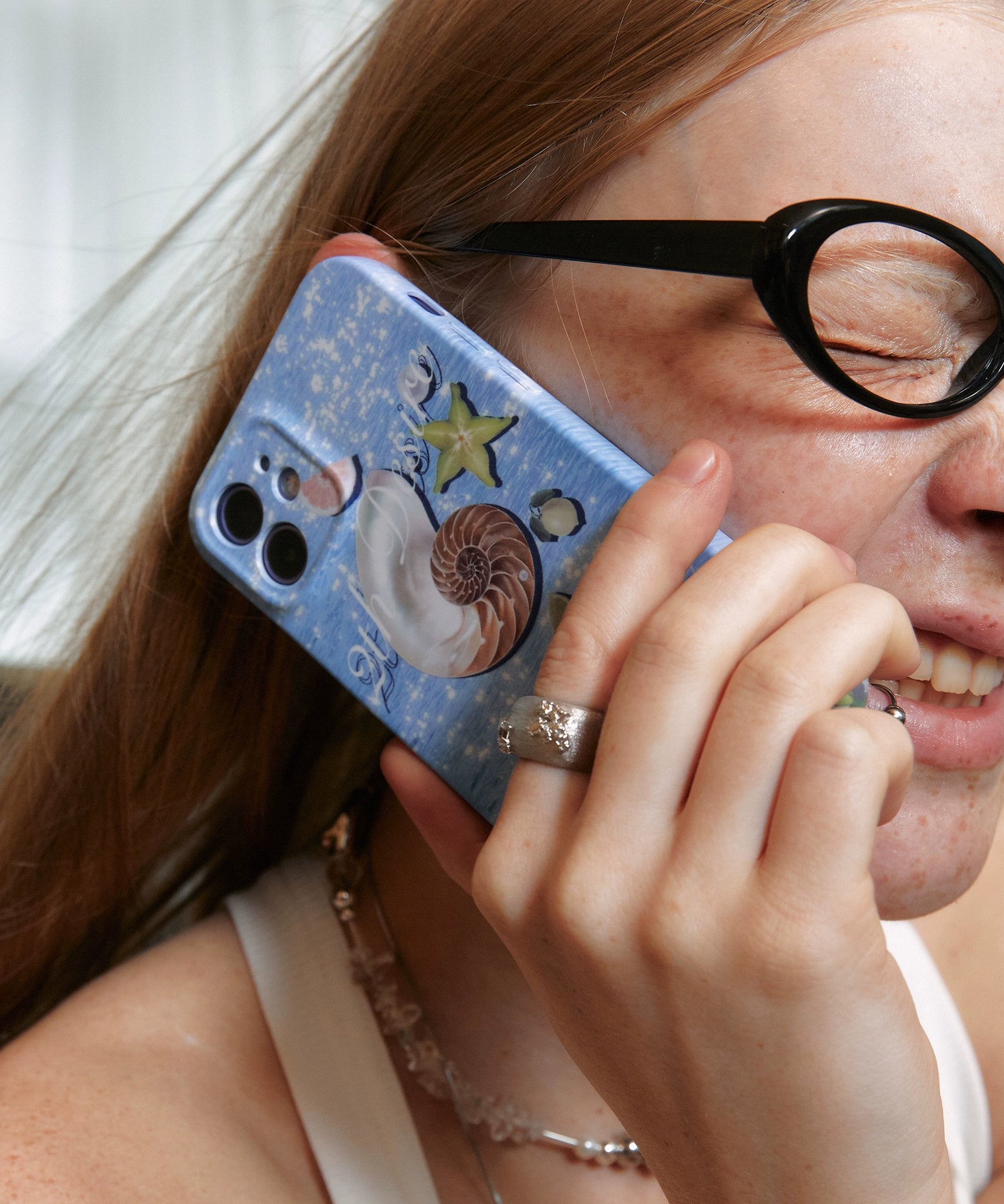 2th Desire原创插画海螺音符印花手机壳菲林TPU软壳防摔保护壳