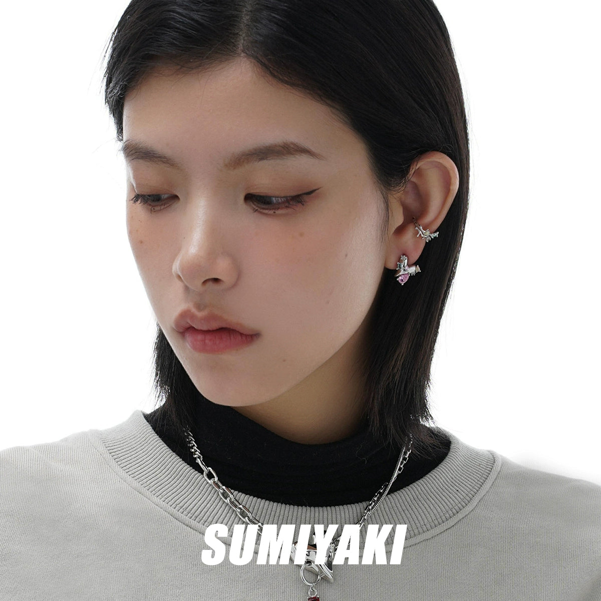 叠戴神器！SUMIYAKI原创设计mini号耳夹简约百搭时尚耳饰女无耳洞