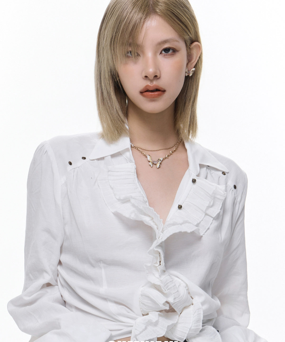 接住招财的蝴蝶玄学 ! SUMIYAKI 蝴蝶锁骨链珍珠项链小众高级感女