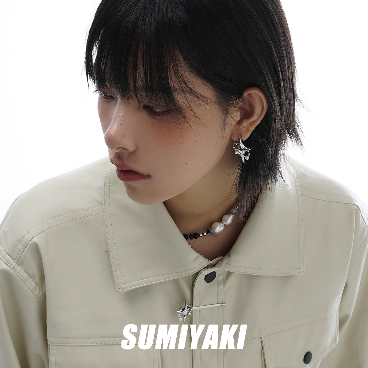 捂紧钱包再进！SUMIYAKI原创星体耳环新款星芒耳夹设计感甜酷耳饰