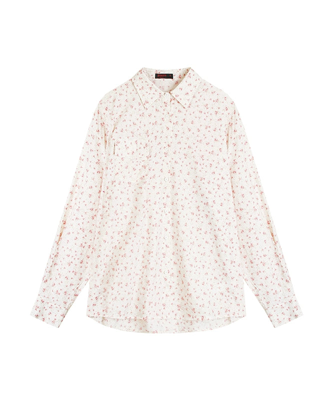 野生zerocircle 碎花衬衫三件套装裙女春夏吊带背心显瘦a字长裙子