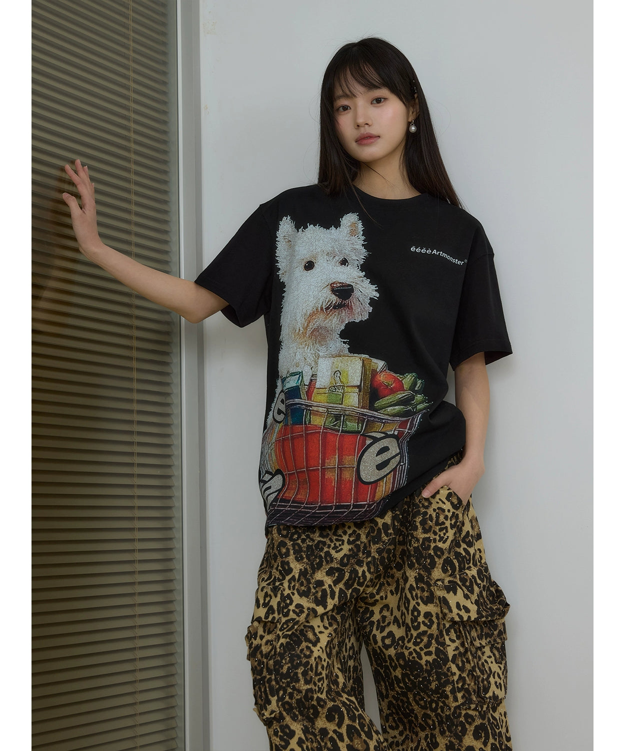 “西高弟弟”｜eeee小众趣味感西高小狗T恤原创设计感短袖夏25SS