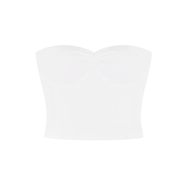 野生zero白黑红灰色无肩带针织抹胸带胸垫女外穿内搭修身辣妹上衣