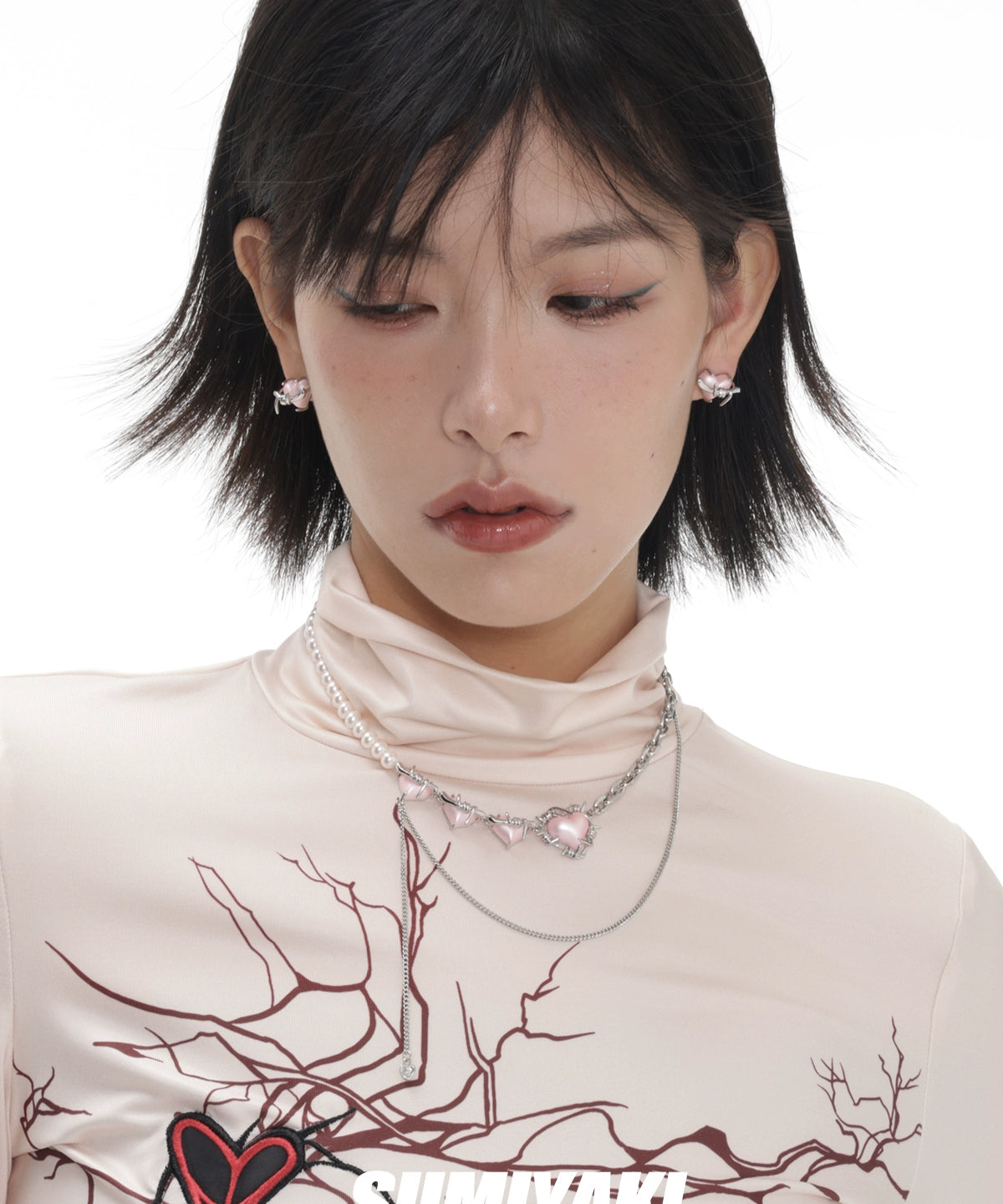 气球耳环！SUMIYAKI原创告白气球系列耳环女立体气球爱心粉色耳饰