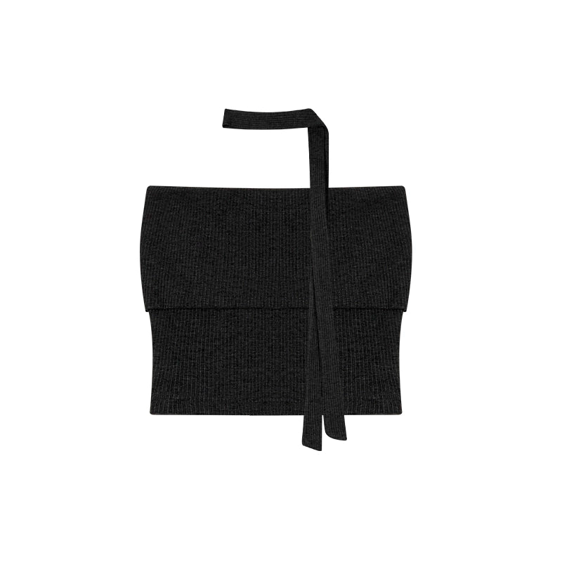 野生zero灰色针织开衫三件套装女春夏季抹胸辣妹上衣修身微喇裤子