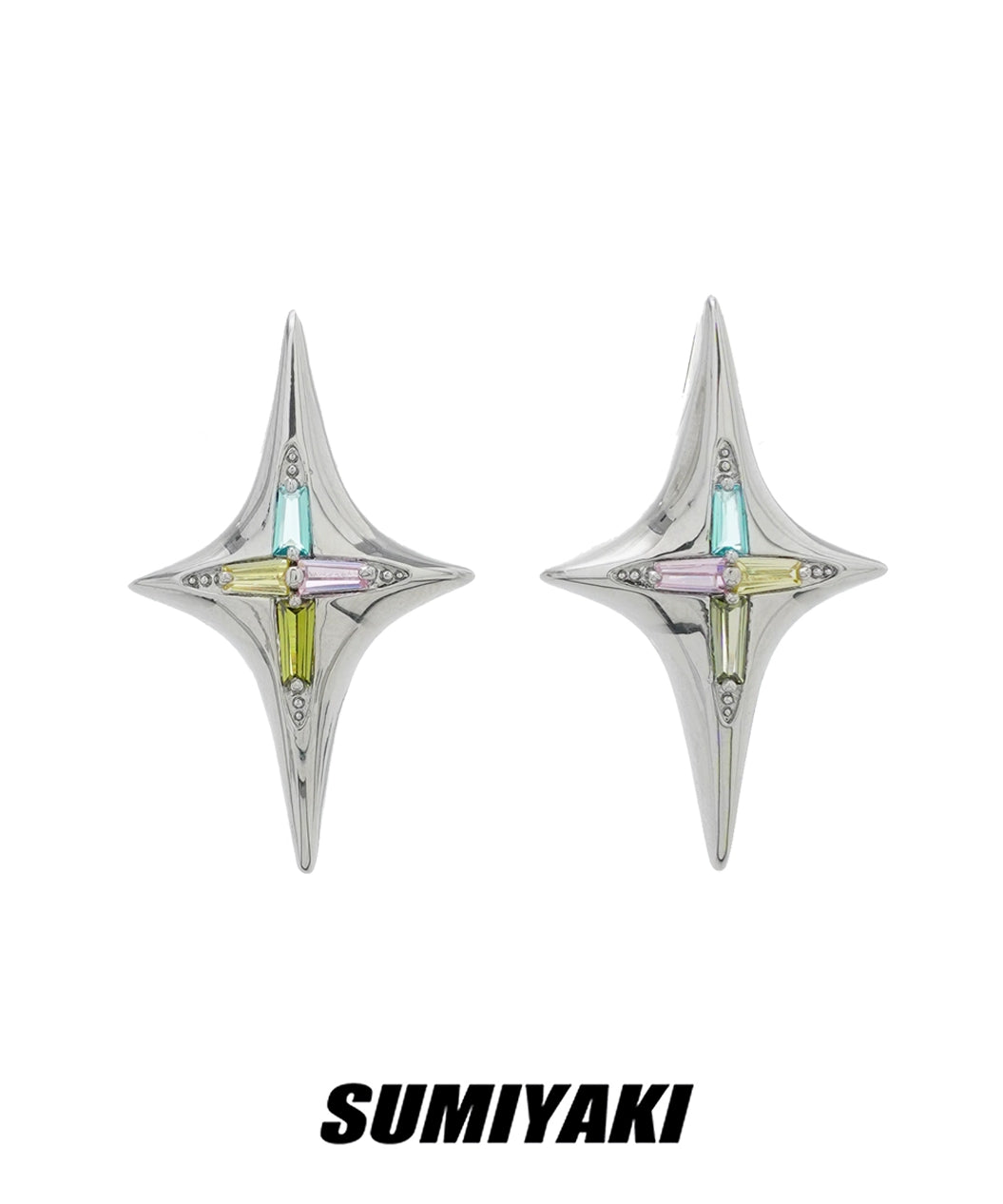 捂紧钱包再进！SUMIYAKI原创星体耳环新款星芒耳夹设计感甜酷耳饰